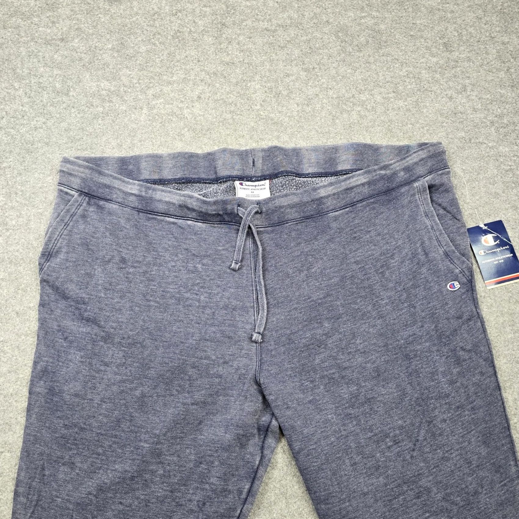 Champion Champion Jogger Pants Womens 4X Blue Fleece Elastic Waist Pockets Athletic New Size 40" / US 18 - 2 Thumbnail