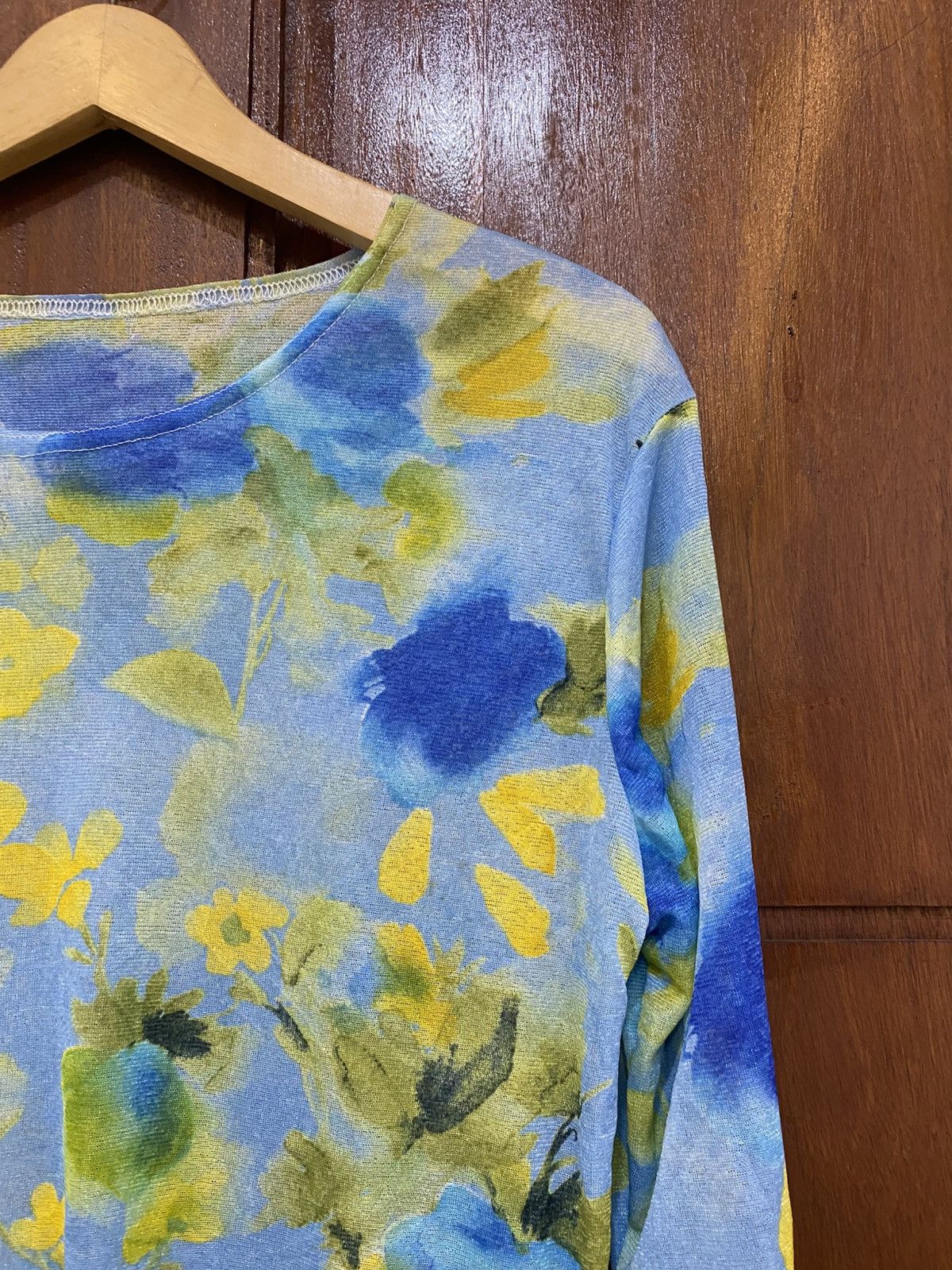 Issey Miyake Meshtop Japanese Flower Avantgarde Summer Isseymiyake Yohji Size US M / EU 48-50 / 2 - 4 Thumbnail