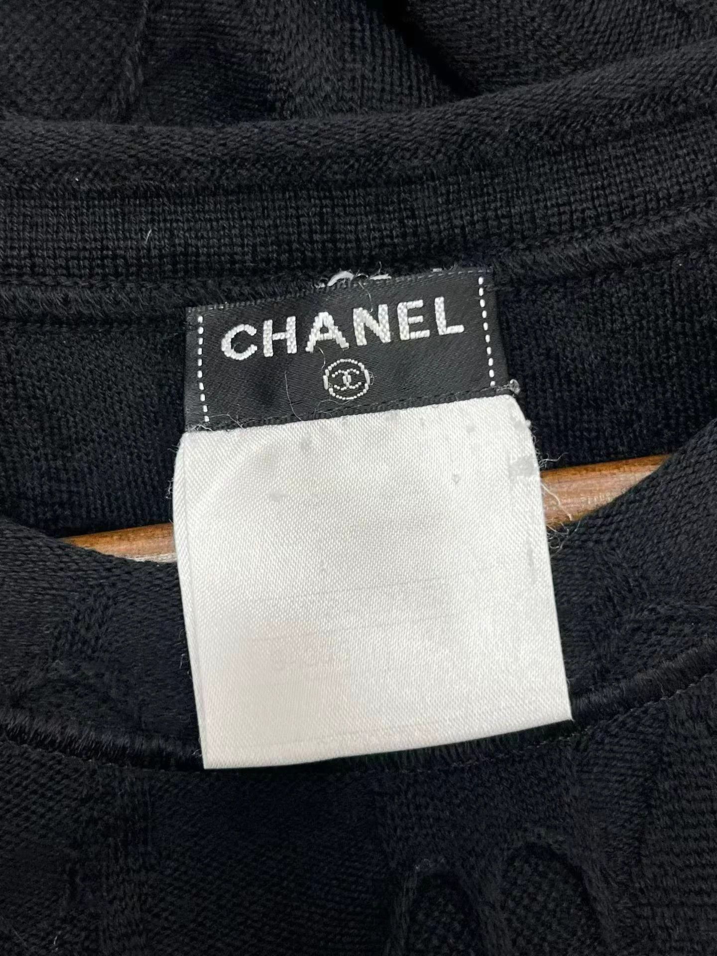 Chanel Chanel knit 3/4 sleeve top FR34 AD716 sale Size XS / US 0-2 / IT 36-38 - 5 Thumbnail