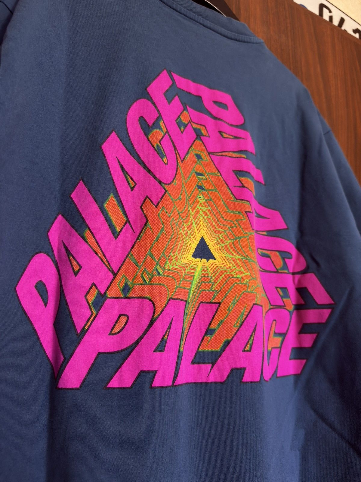 Palace Palace P3 Bare Times blue t-shirt Size US L / EU 52-54 / 3 - 11 Thumbnail