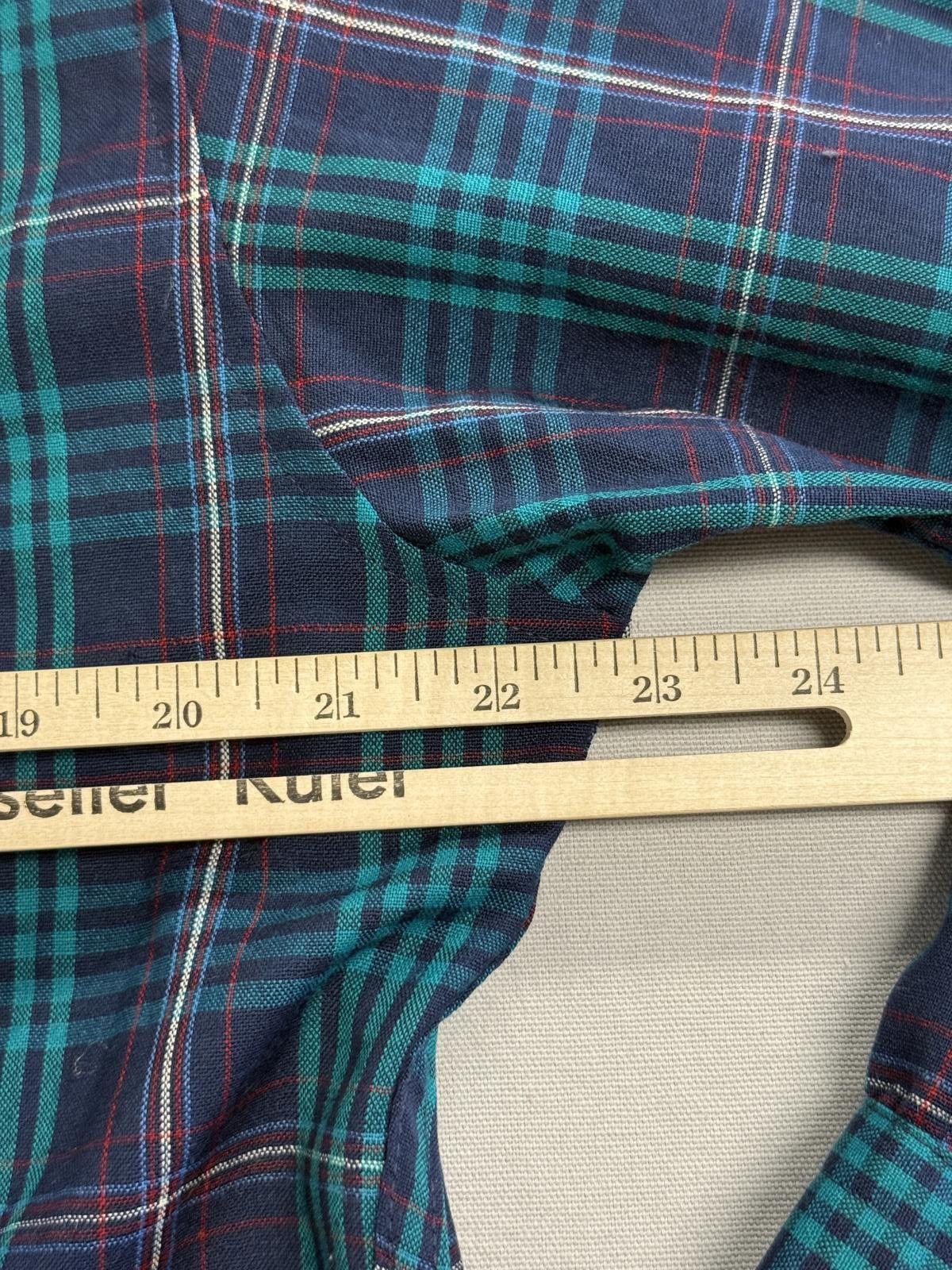 Pendleton Vintage Pendleton Button Up Checkered Green Navy Plaid Size US L / EU 52-54 / 3 - 6 Thumbnail