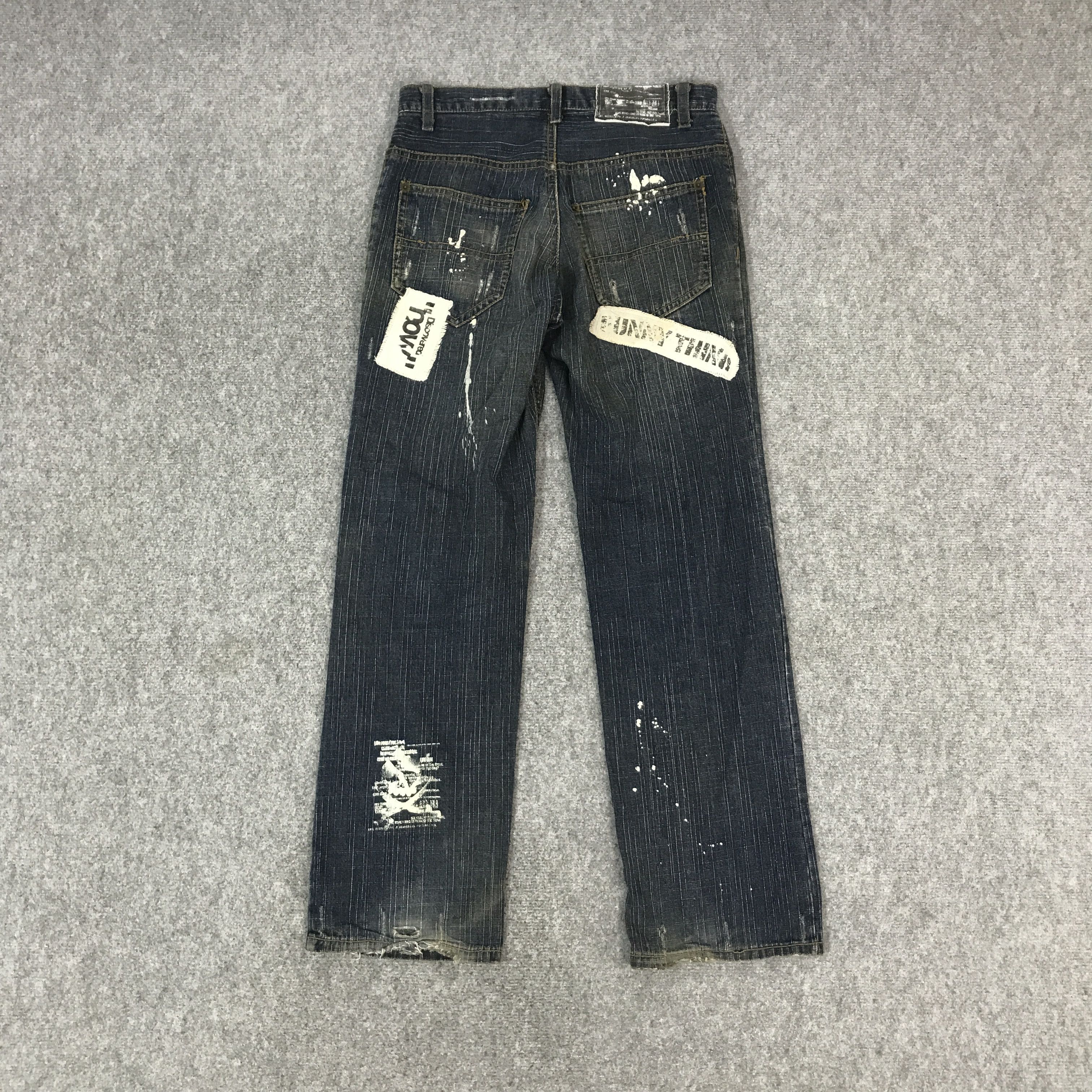 Japanese Brand PUNK GRI GRI JAPAN DENIM STYLE PANTS Size US 32 / EU 48 - 4 Thumbnail