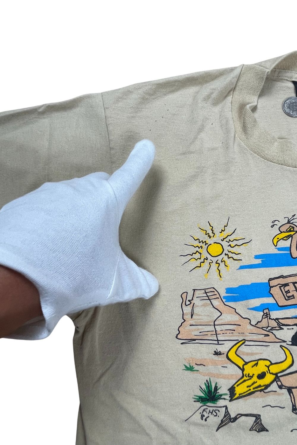 Vintage Ear90s Screen Stars"El Paso-2 Feet From Hell" Tee Size US L / EU 52-54 / 3 - 5 Thumbnail