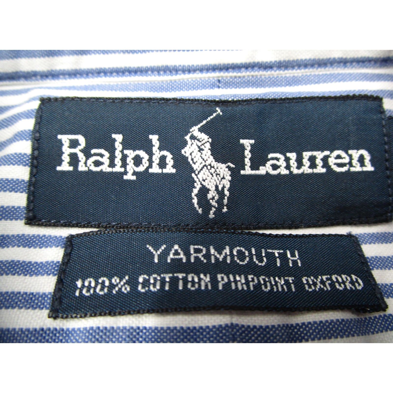 Ralph Lauren VINTAGE Ralph Lauren Yarmouth Shirt Mens 15.5 32 Stripe Button Down Oxford 90s Size US XS / EU 42 / 0 - 2 Thumbnail