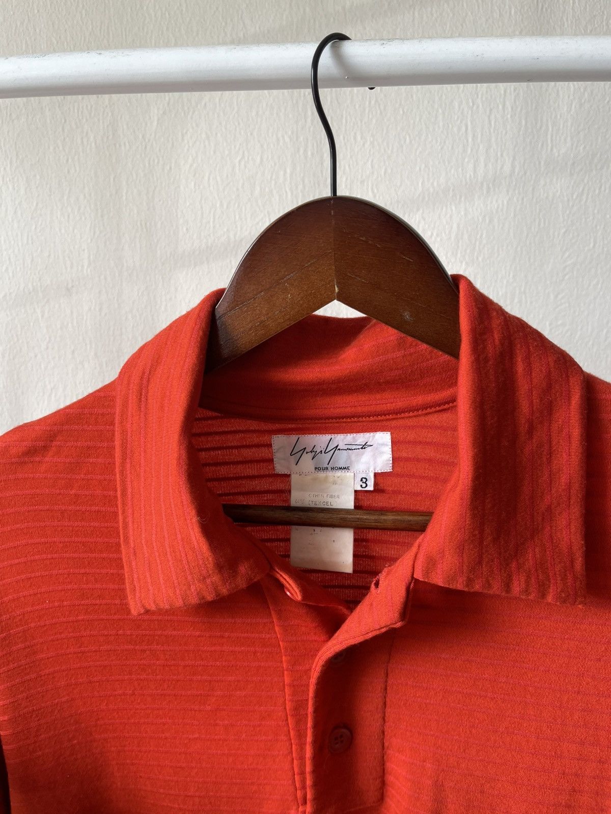 Yohji Yamamoto Yohji Yamamoto Pour Homme Polo Long Sleeve Shirt Size US L / EU 52-54 / 3 - 8 Thumbnail