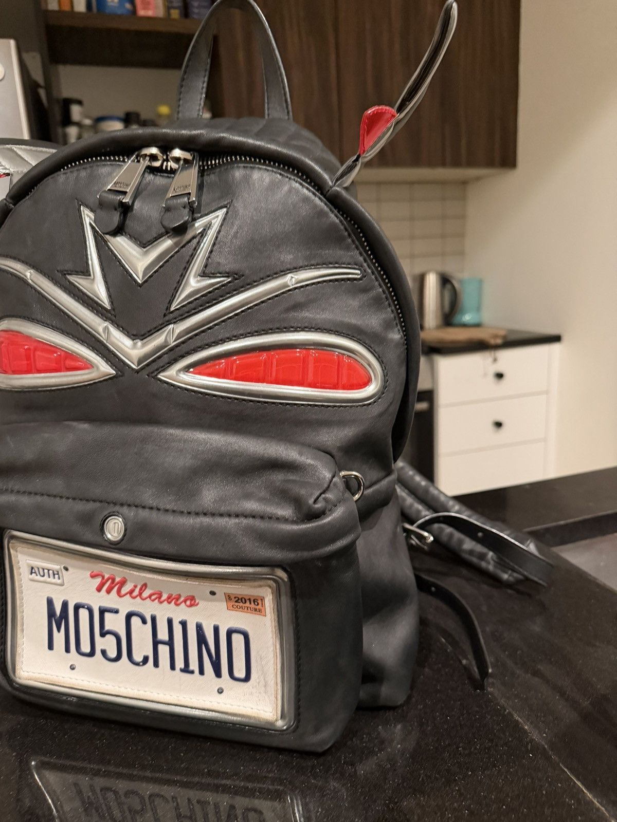 Moschino SS16 Moschino Couture Leather Cadillac Backpack Size ONE SIZE - 4 Thumbnail