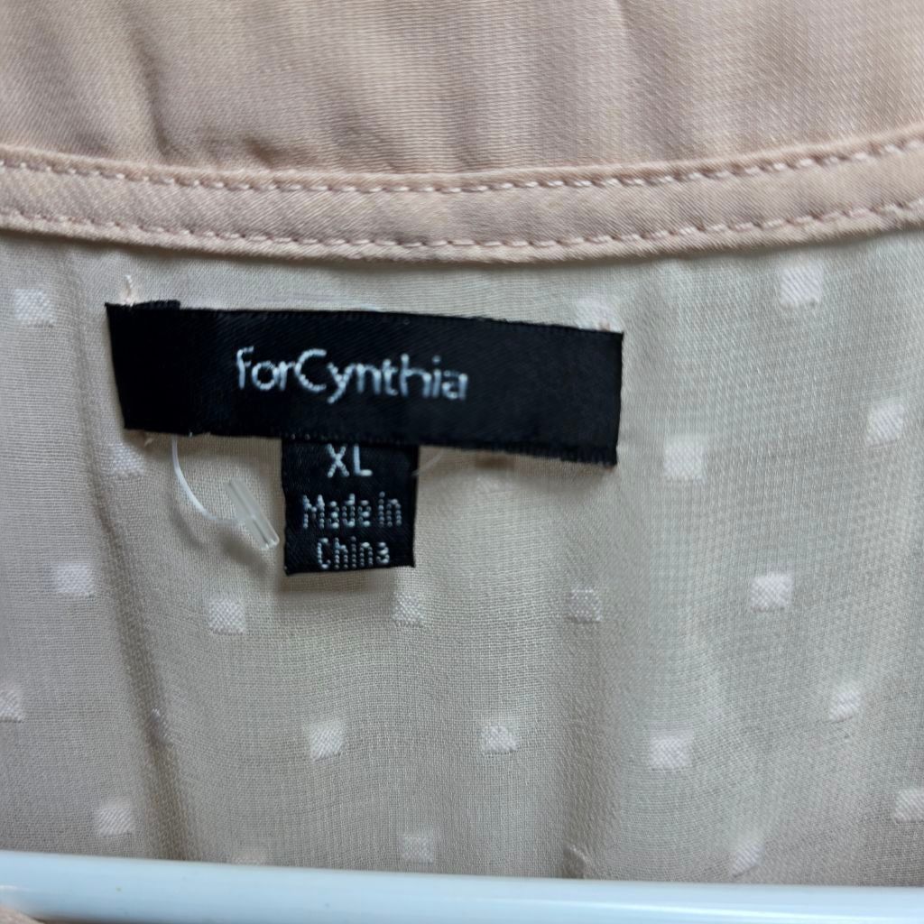 The Unbranded Brand Women's forCynthia Beige Sleeveless Tank Top XL Size XL / US 12-14 / IT 48-50 - 2 Thumbnail