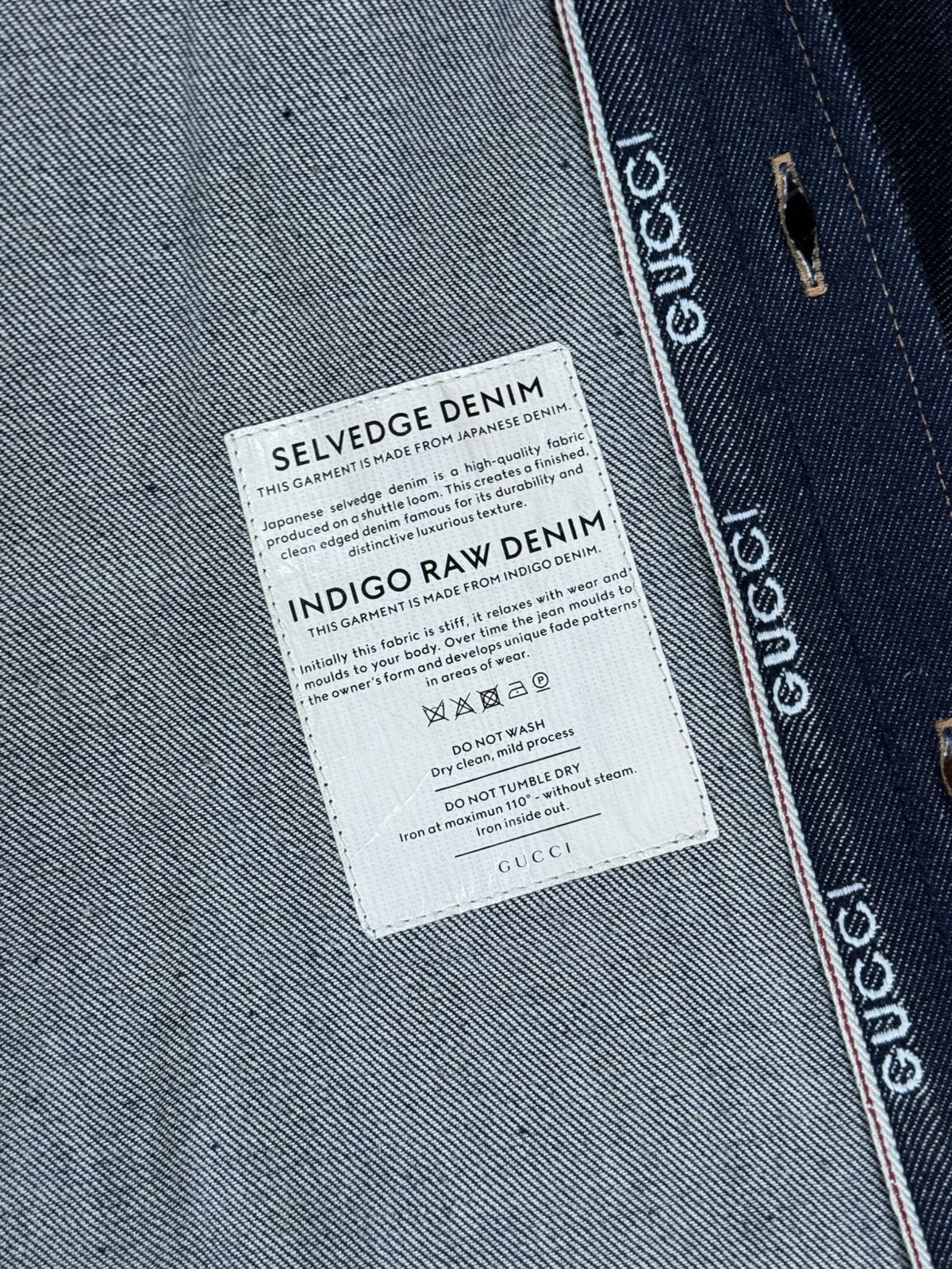 Gucci Gucci Cotton Selvedge Denim Shirt Size US L / EU 52-54 / 3 - 5 Thumbnail