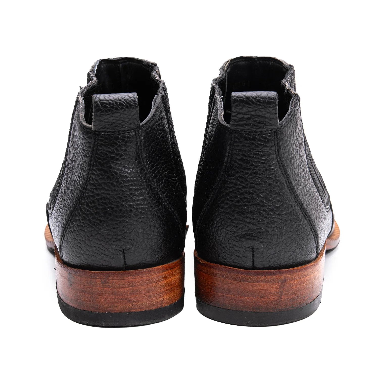 Jean Paul Gaultier Black Side Gore Western Leather Short Boots size 25 Size US 7 / EU 40 - 10 Thumbnail