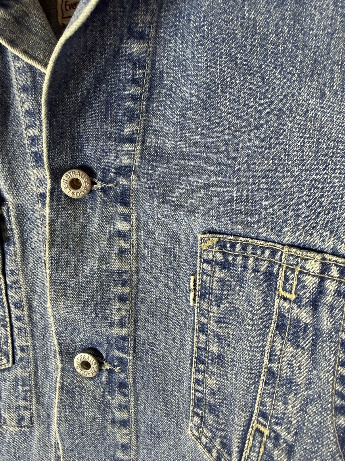 Levi's Vintage Clothing Vintage 90s LEVIS Denim jacket Size US L / EU 52-54 / 3 - 5 Thumbnail