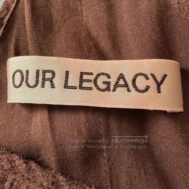 Our Legacy Our Legacy Form-fitting camisole in purple red Size XS / US 0-2 / IT 36-38 - 3 Thumbnail