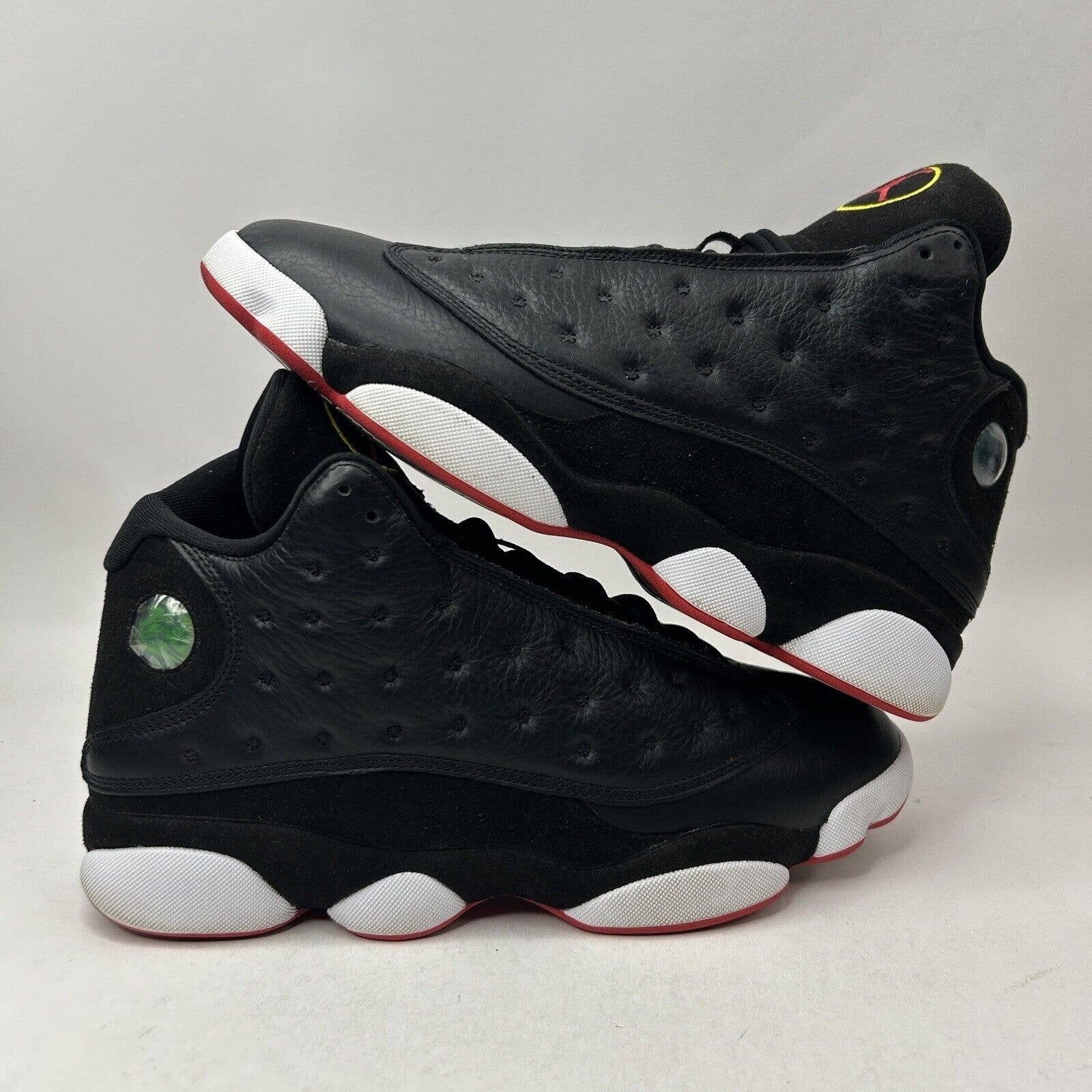 image of Nike Air Jordan 13 Retro “Playoff” 2023 Shoes in Black, Men's (Size 11)