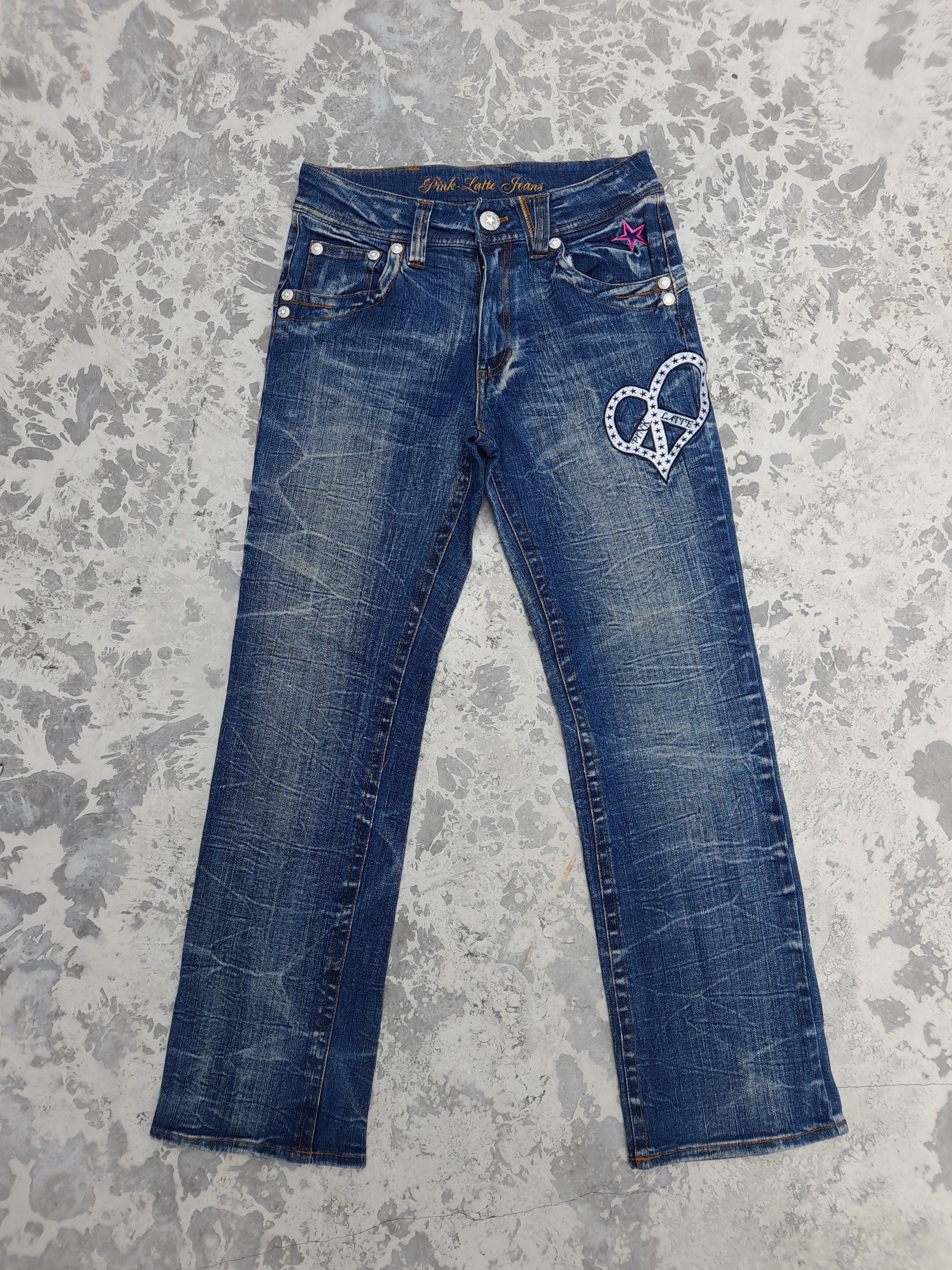 image of Beauty Beast x If Six Was Nine Pink Latte Jeans Denim Pants, Women's (Size 26)