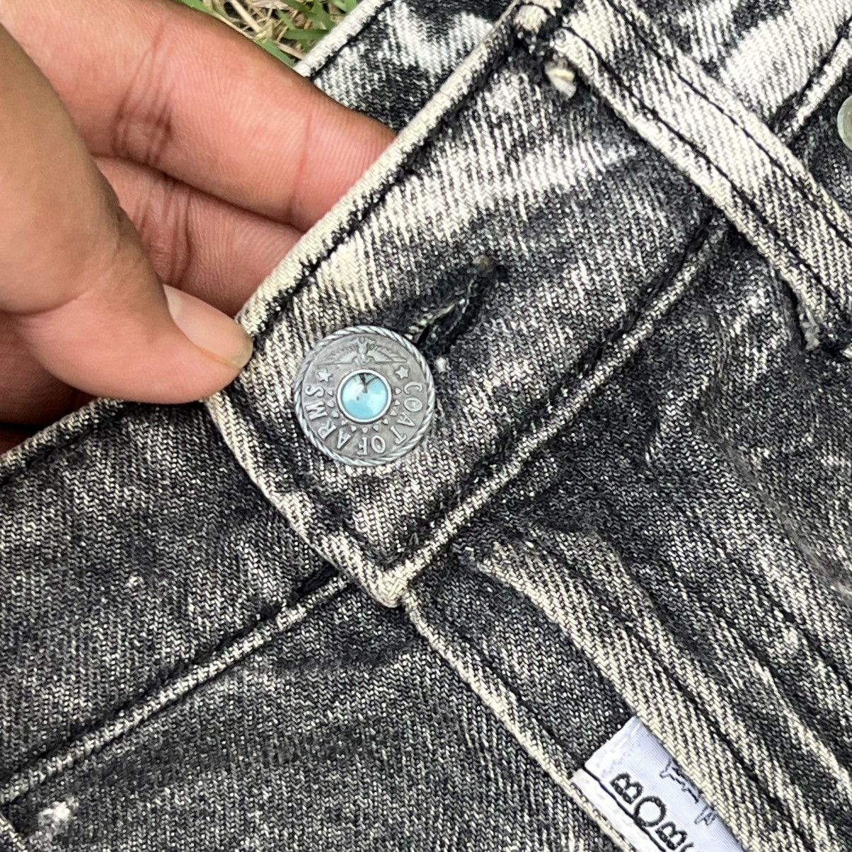 Japanese Brand “BOBSON” ACID WASH GREY JEANS Size US 28 / EU 44 - 7 Thumbnail