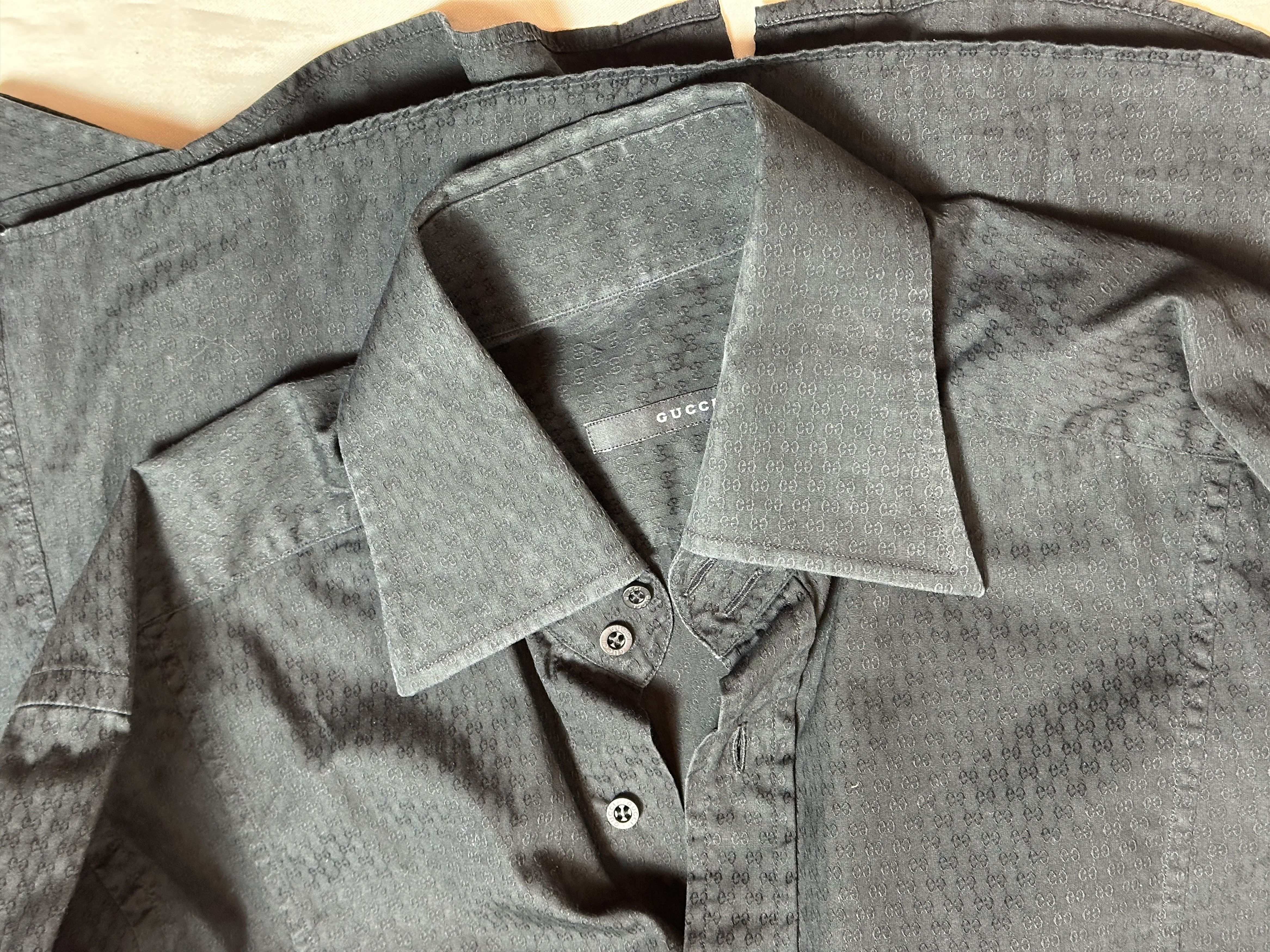 Gucci Gucci GG monogram mens shirt (Size 41/16) Size 42S - 11 Thumbnail