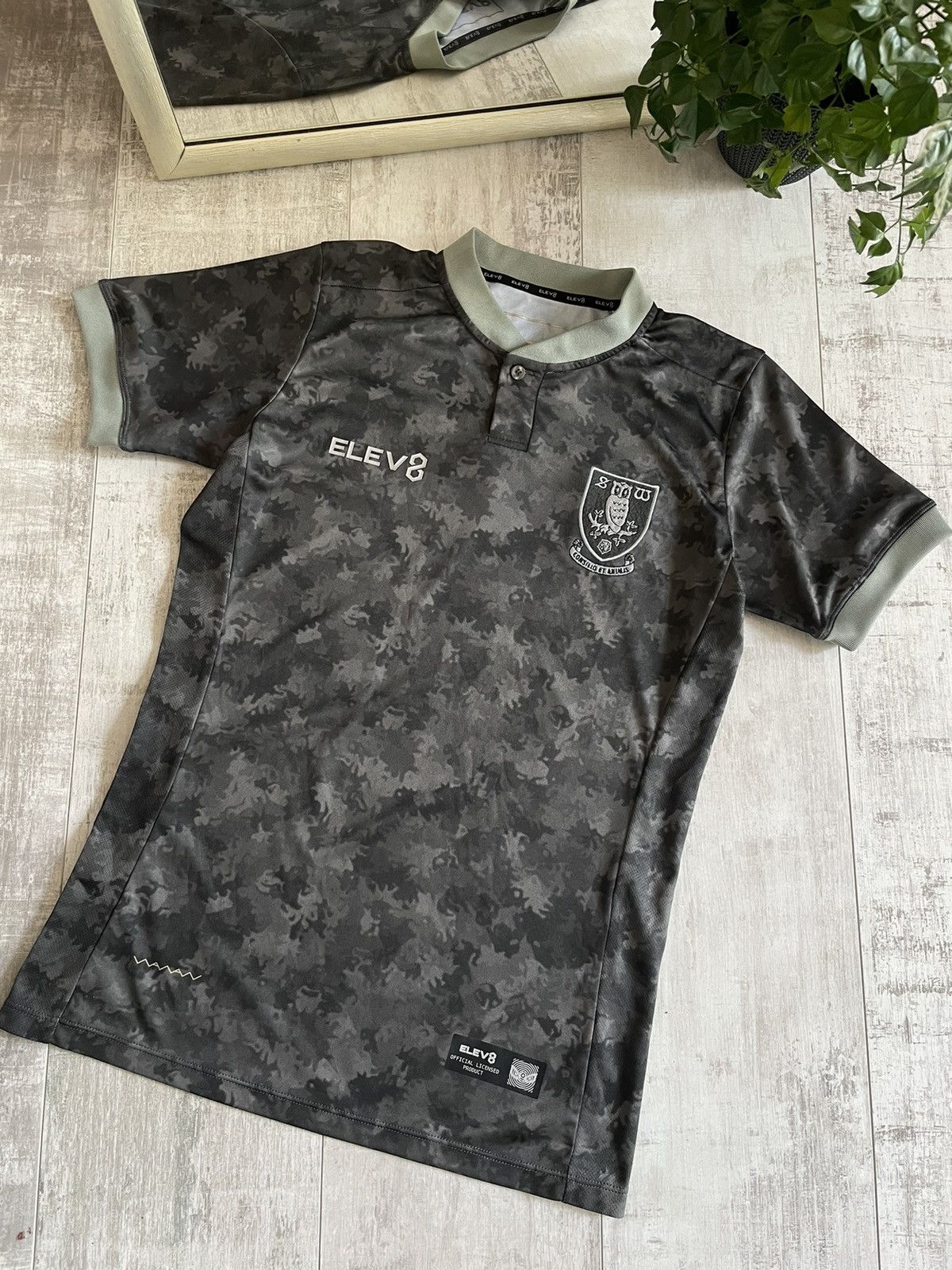Other Sheffield Wednesday 20/21 Away Football Shirt Camo Elev8 Size US S / EU 44-46 / 1 - 2 Thumbnail