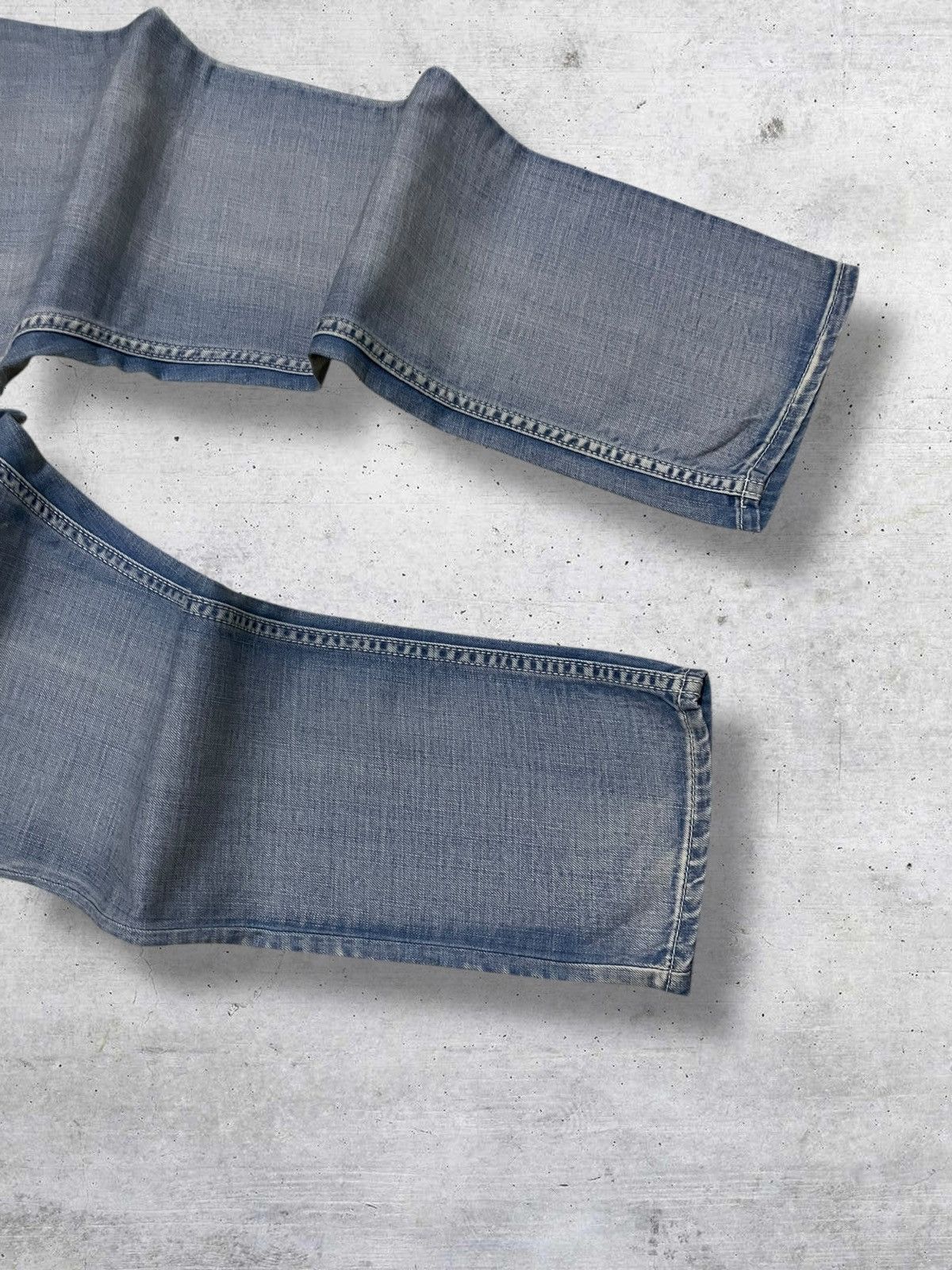 Ne-Net VINTAGE JAPAN 90S ISSEY MIYAKE NE-NET BLUEWASHED DENIM Size US 27 - 5 Thumbnail