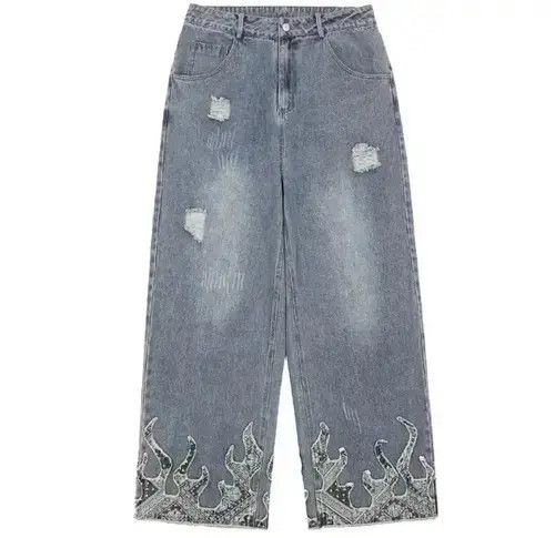 VIBE Flame denim jeans Size US 32 / EU 48 - 3 Thumbnail