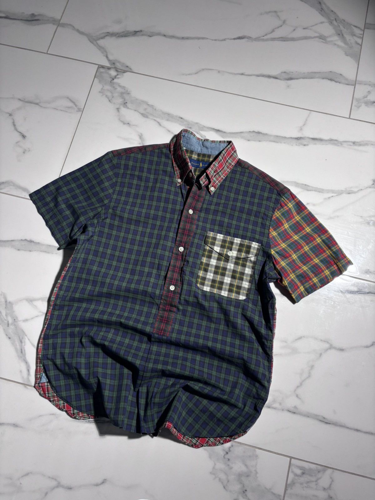 Polo Ralph Lauren Polo Ralph Lauren Shirts Rugby Checkered Pocket Designer Size US S / EU 44-46 / 1 - 1 Thumbnail