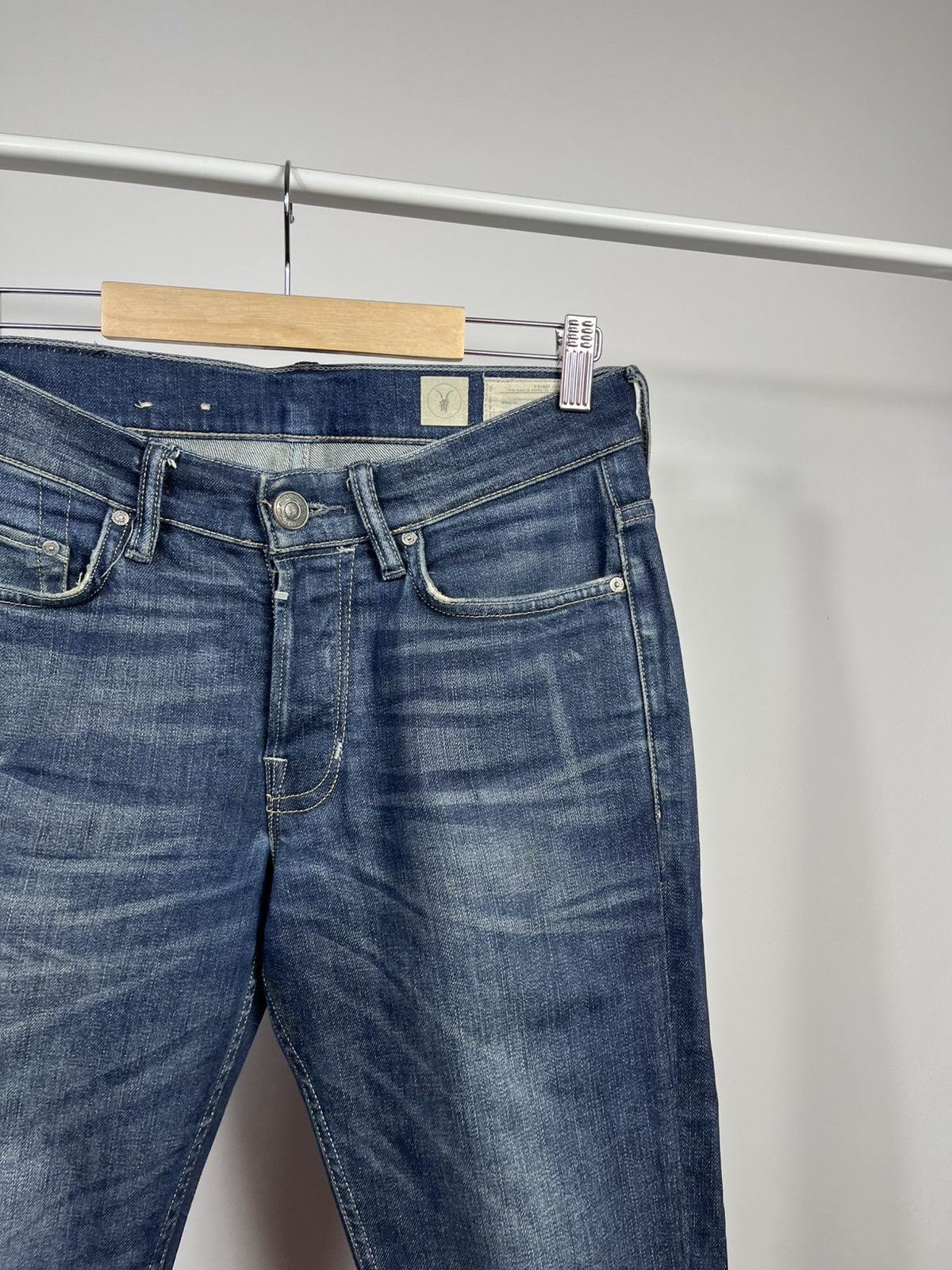 Allsaints AllSaints Slim Fit Blue Stretch Jeans Button Fly S size Size US 30 / EU 46 - 10 Thumbnail