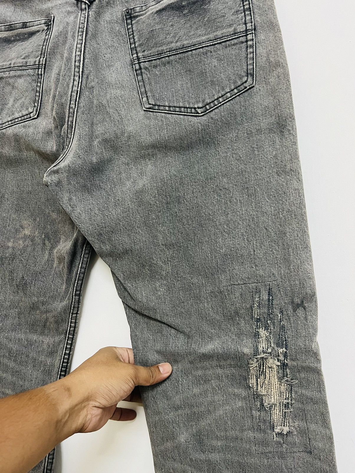 Hysteric Glamour × Japanese Brand Vintage Japanese Brand Patchwork Selvedge Denim Size US 33 - 18 Thumbnail