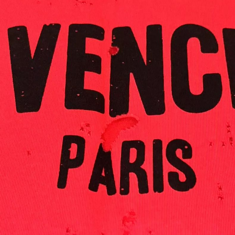 Givenchy Givenchy Red Hole Short Sleeve Size US S / EU 44-46 / 1 - 4 Thumbnail