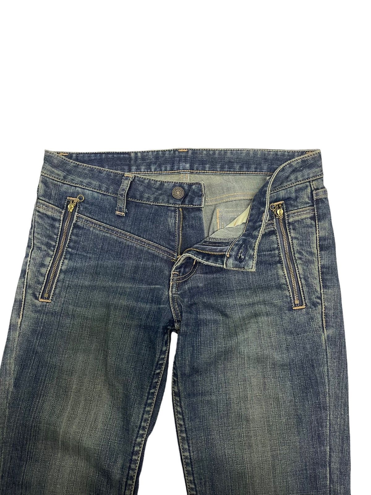 MOUSSY Vintage Moussy Zipper Denim Jeans ! Very Rare Design Size US 30 / EU 46 - 10 Thumbnail
