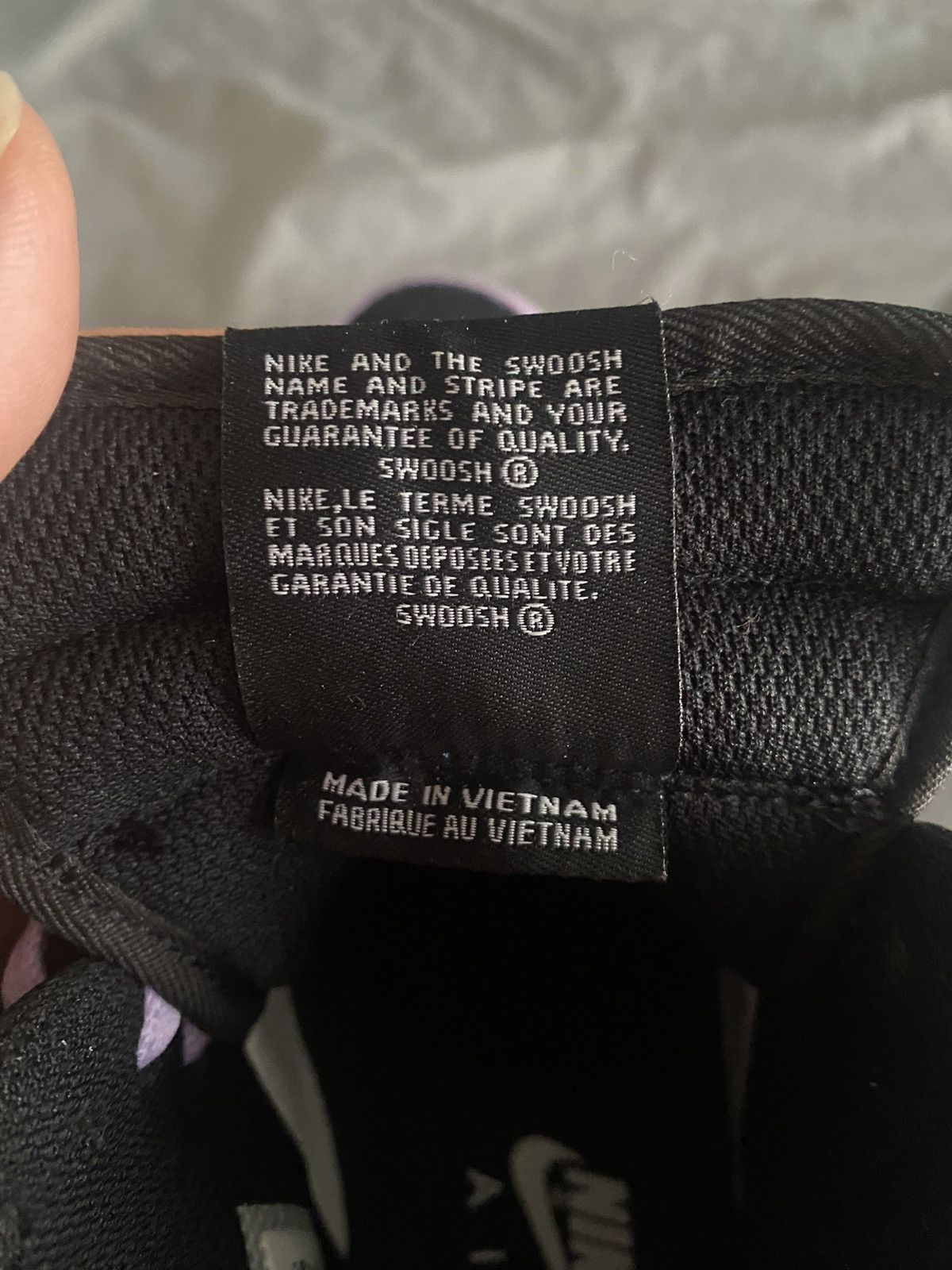Nike Nike Air Force 1 Black & Purple suede custom Size US 7 / EU 40 - 9 Thumbnail