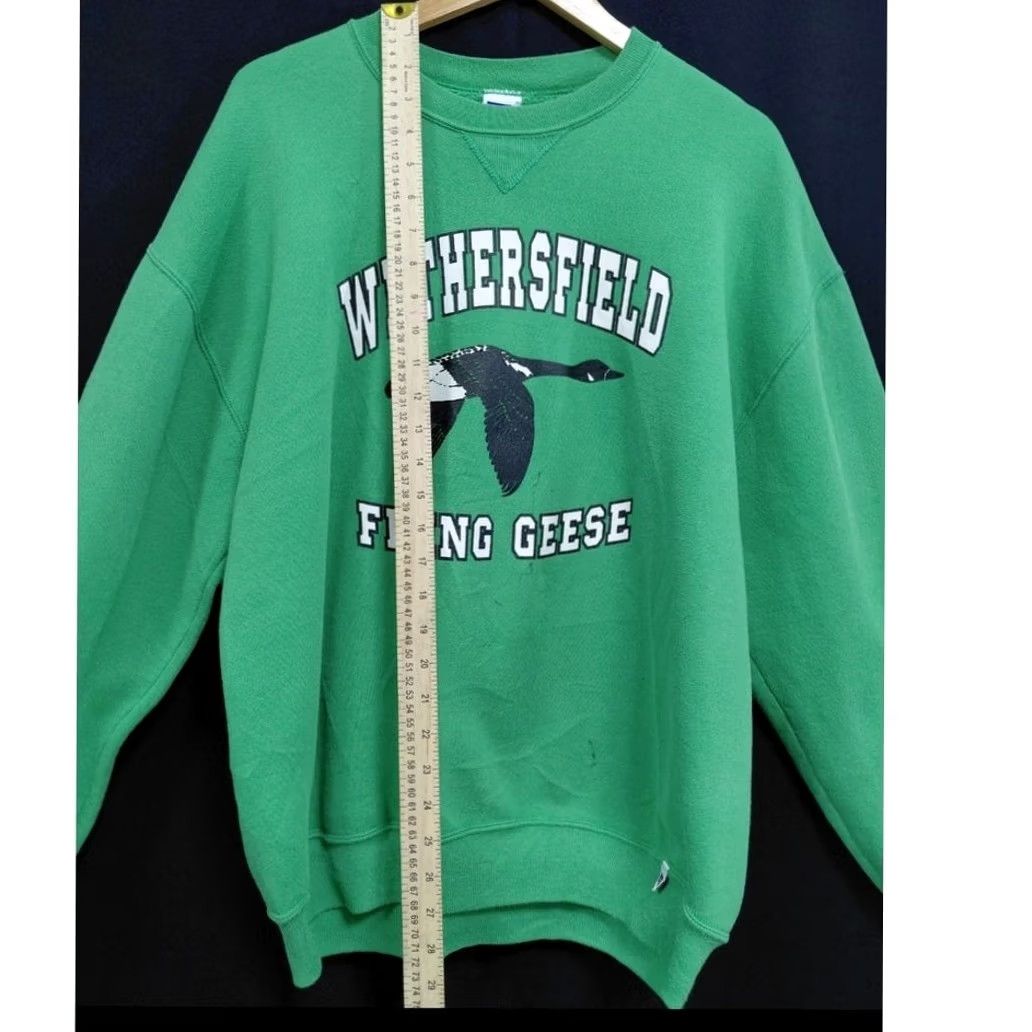 Russell Athletic VINTAGE Russell Athletic Sweatshirt Green XL Made in USA Knit Men Graphic Print Warmth Size US XL / EU 56 / 4 - 6 Thumbnail
