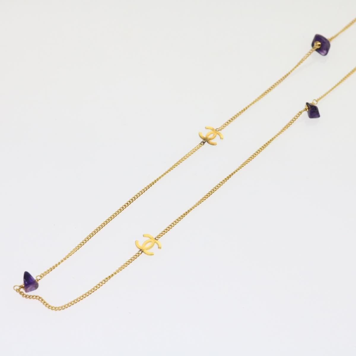 Chanel Chanel Coco Mark Stone Necklace Size ONE SIZE - 2 Thumbnail