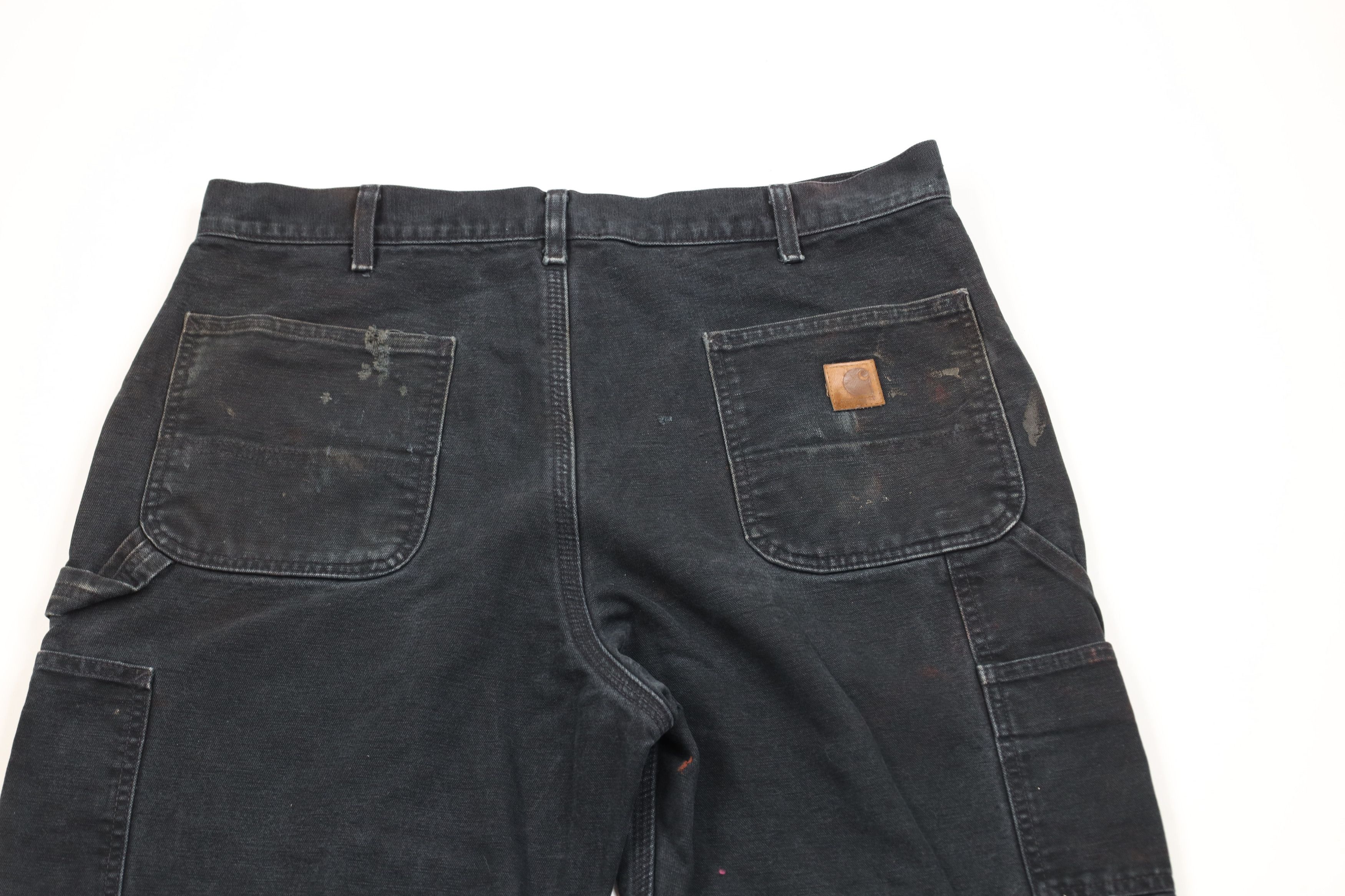Carhartt Vintage 90s Carhartt Flannel Lined Wide Leg Canvas Pants Size US 38 / EU 54 - 11 Thumbnail