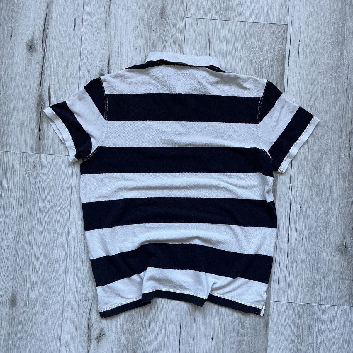 Polo Ralph Lauren × Vintage Vintage Polo Ralph Lauren USA Striped Y2K Polo T Shirt Rare Size US L / EU 52-54 / 3 - 5 Thumbnail
