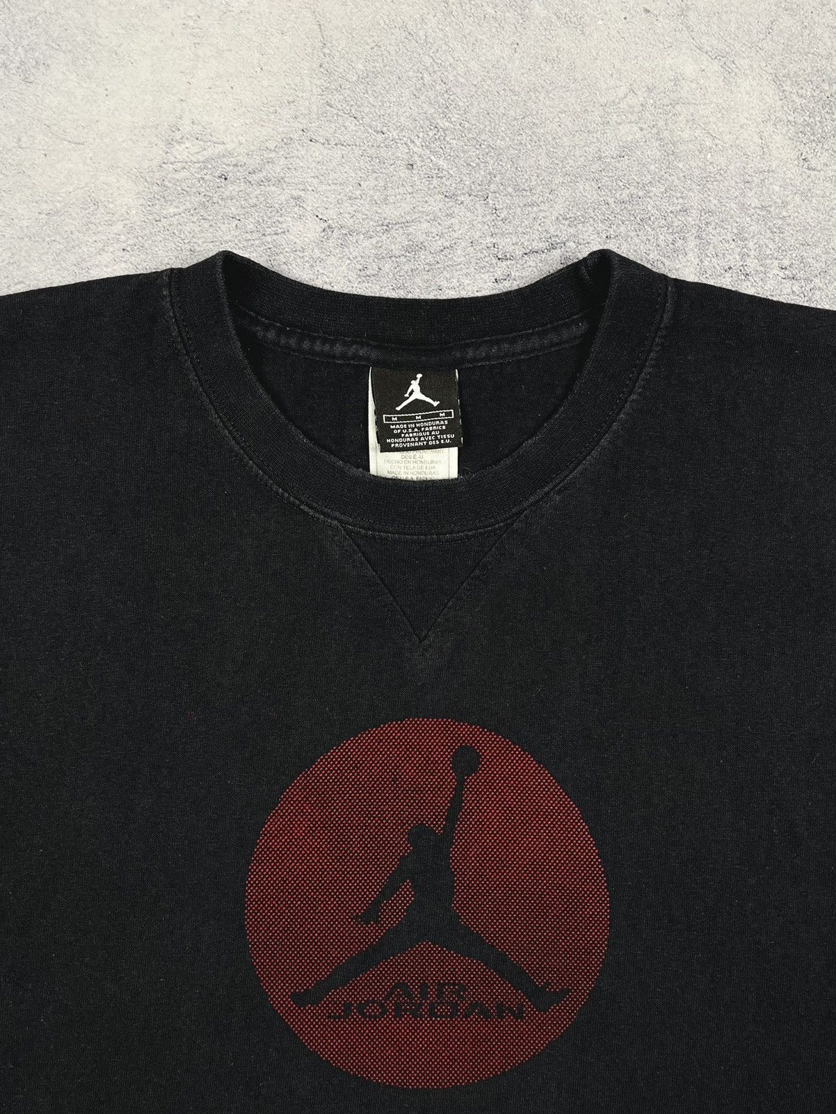 Jordan Brand Vintage Air Jordan big logo faded tee 90’s Size US M / EU 48-50 / 2 - 3 Thumbnail