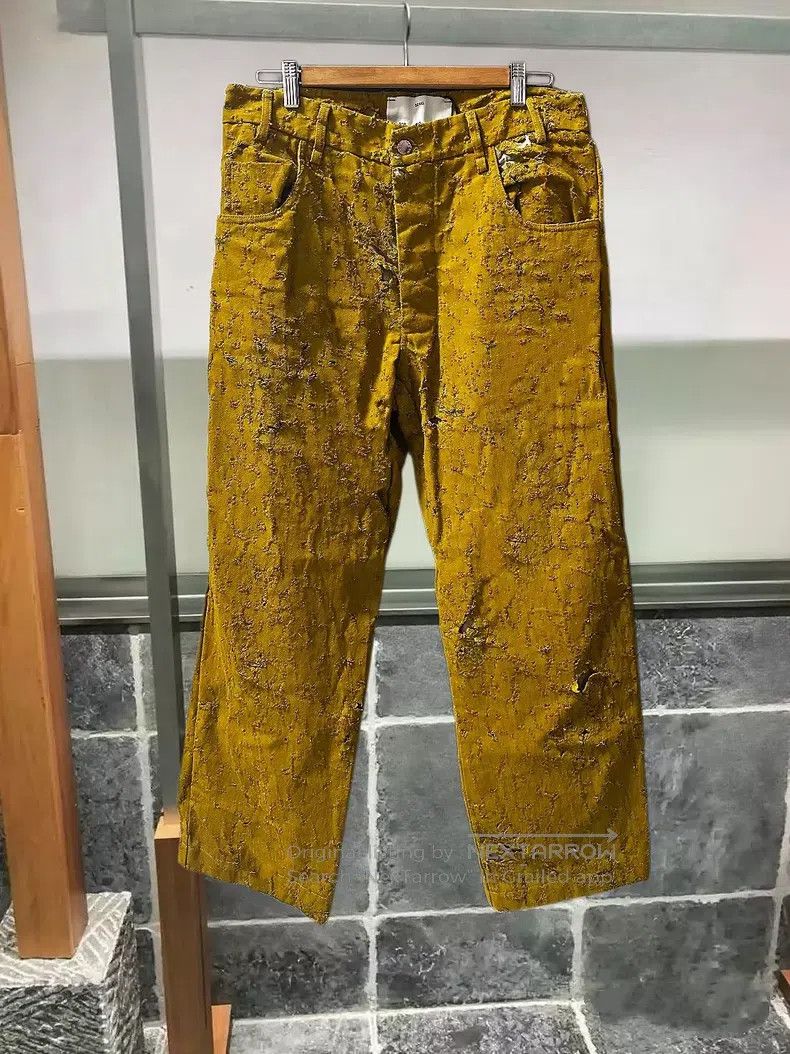 Song For The Mute Song For The Mute Yellow Bullet Hole Work Pants Size US 34 / EU 50 - 1 Thumbnail