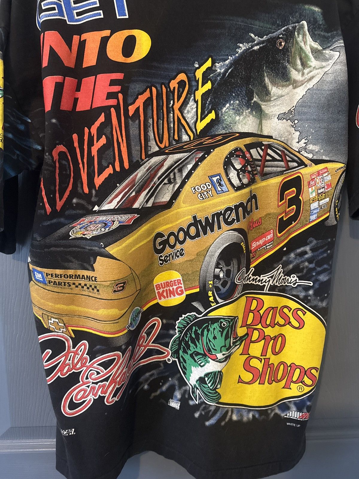 Vintage 1998 NASCAR Dale Earnhardt “The Thrill of the Strike” Tee Size US L / EU 52-54 / 3 - 6 Thumbnail