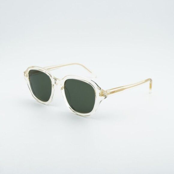 Loewe Loewe LW40163I 57N Sunglasses Transparent Yellow Square Size ONE SIZE - 1 Thumbnail