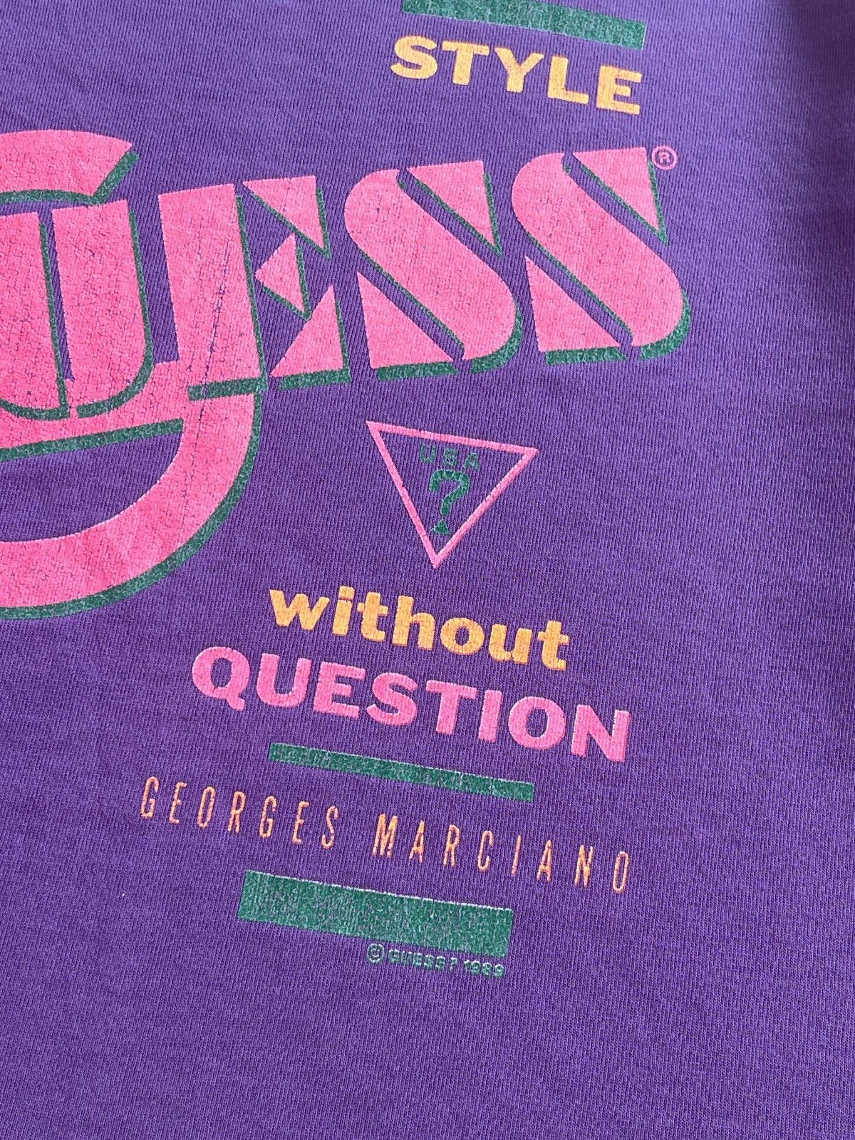 Georges Marciano Distressed❗️80s Guess Georges Marciano Sunfaded Shirt Size US M / EU 48-50 / 2 - 5 Thumbnail
