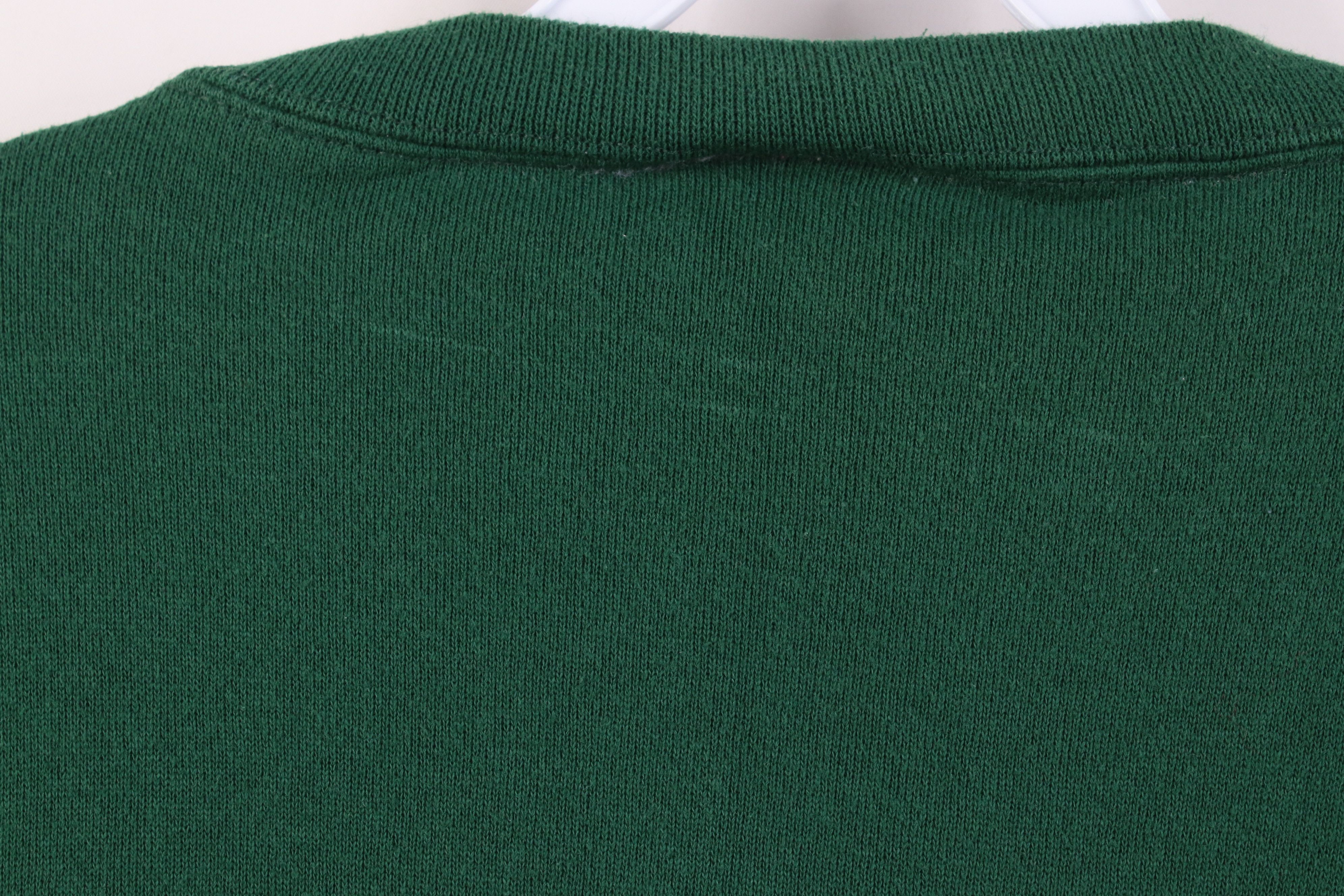 Vintage Vintage 90s Streetwear Heavy Crewneck Sweatshirt Green USA Size US XXL / EU 58 / 5 - 10 Thumbnail
