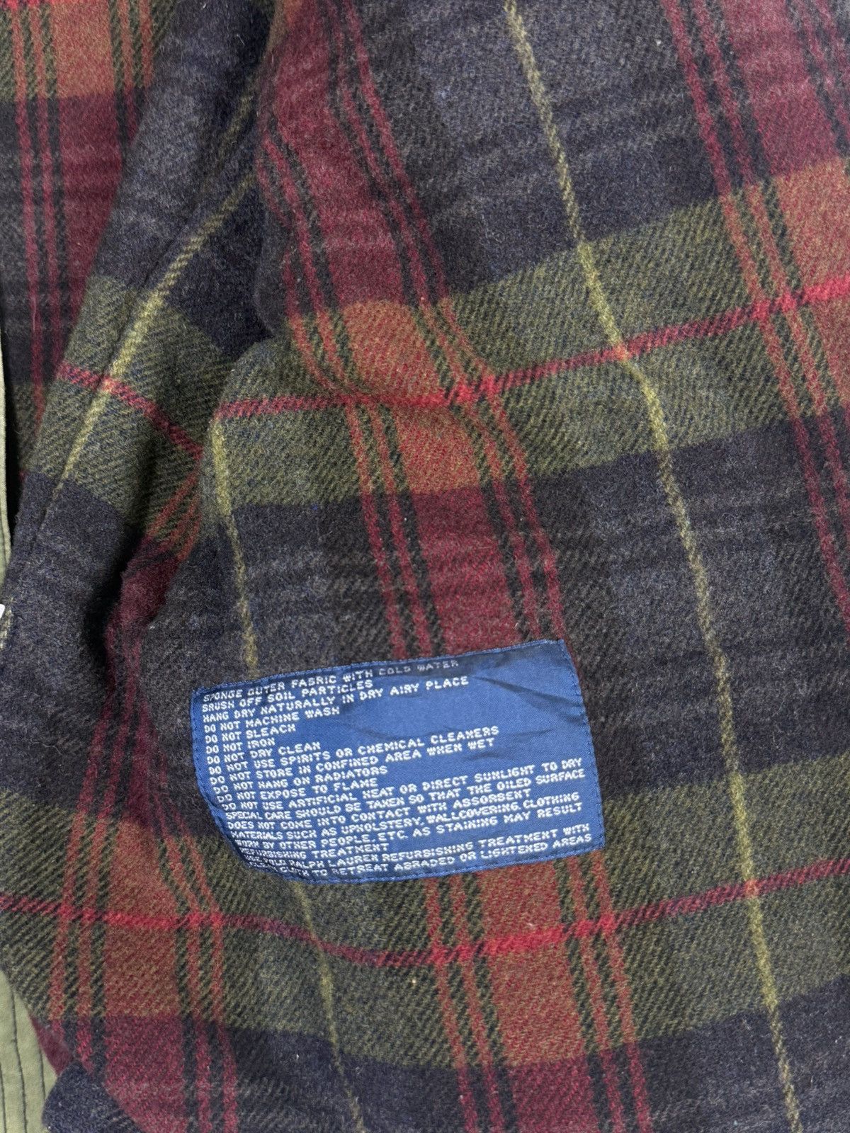Polo Ralph Lauren Vintage Polo Ralph Lauren Waxed Cotton Fishing Jacket Size US L / EU 52-54 / 3 - 14 Thumbnail
