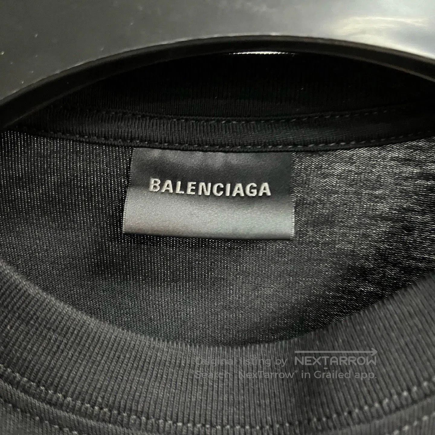 Balenciaga Balenciaga Black Letter Print Crewneck Tee. Size US L / EU 52-54 / 3 - 4 Thumbnail