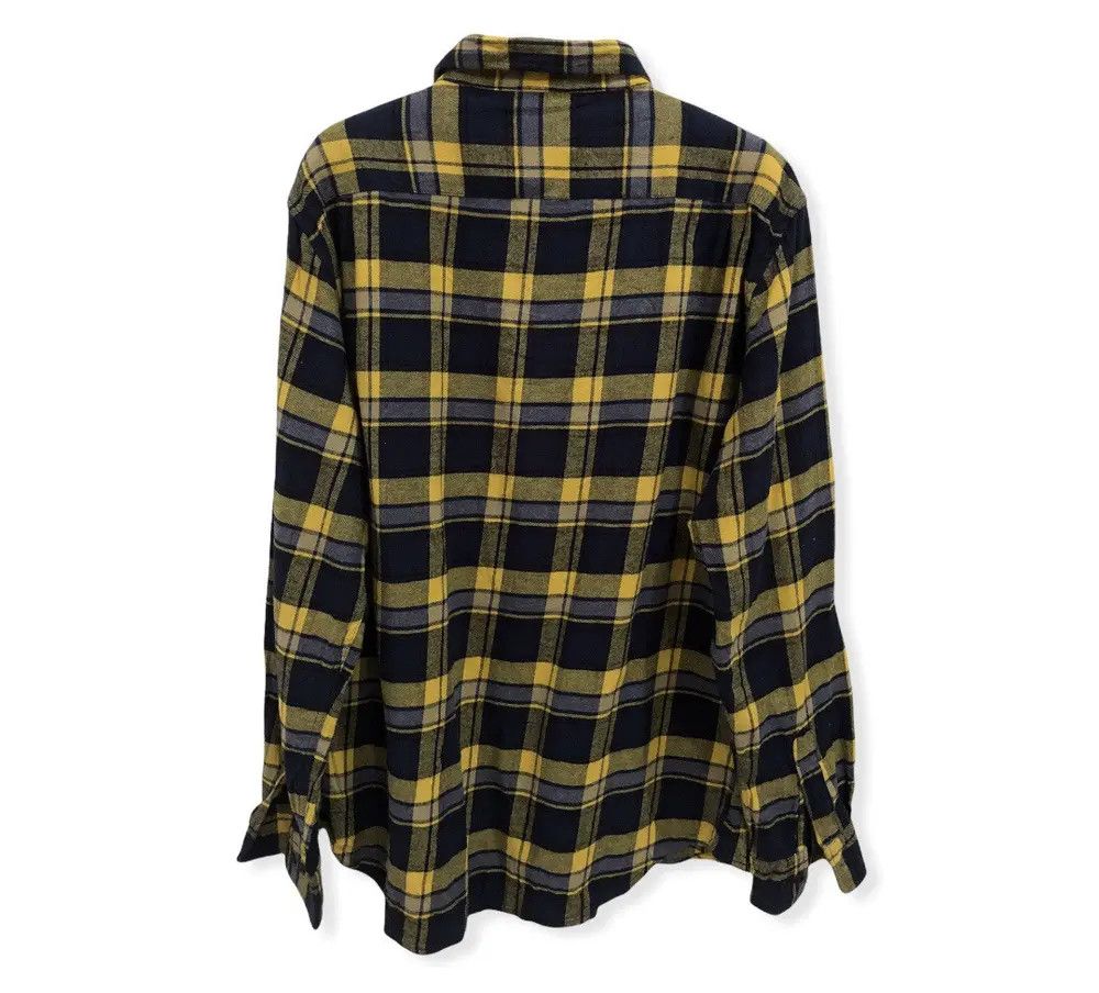 Vintage Vintage Navy Plaid Tartan Flannel Shirt 👕 Size US XL / EU 56 / 4 - 4 Thumbnail