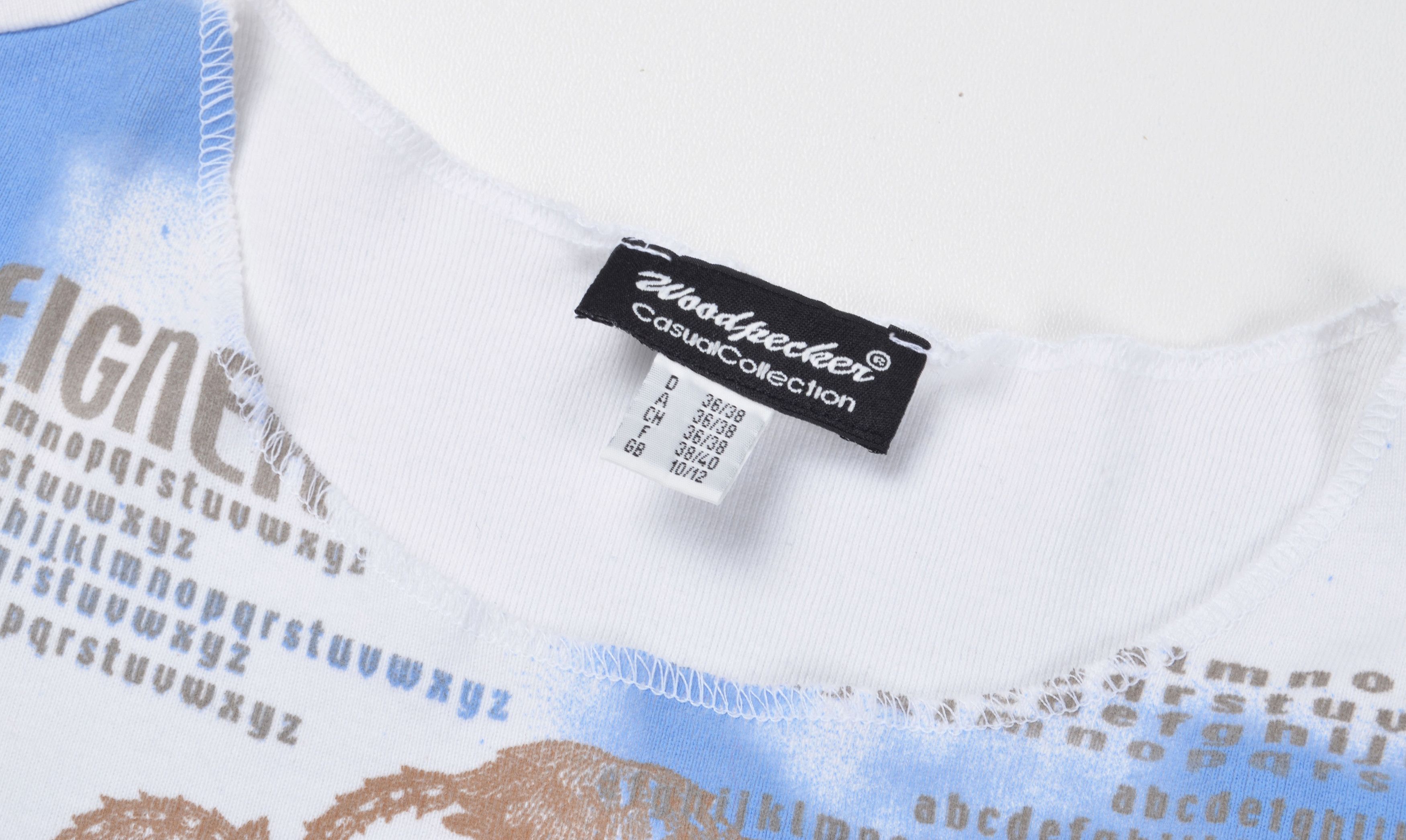 Vintage Foreigner Romantica Graphic Blue Tie Dye Y2K Tank Top Size M / US 6-8 / IT 42-44 - 6 Thumbnail