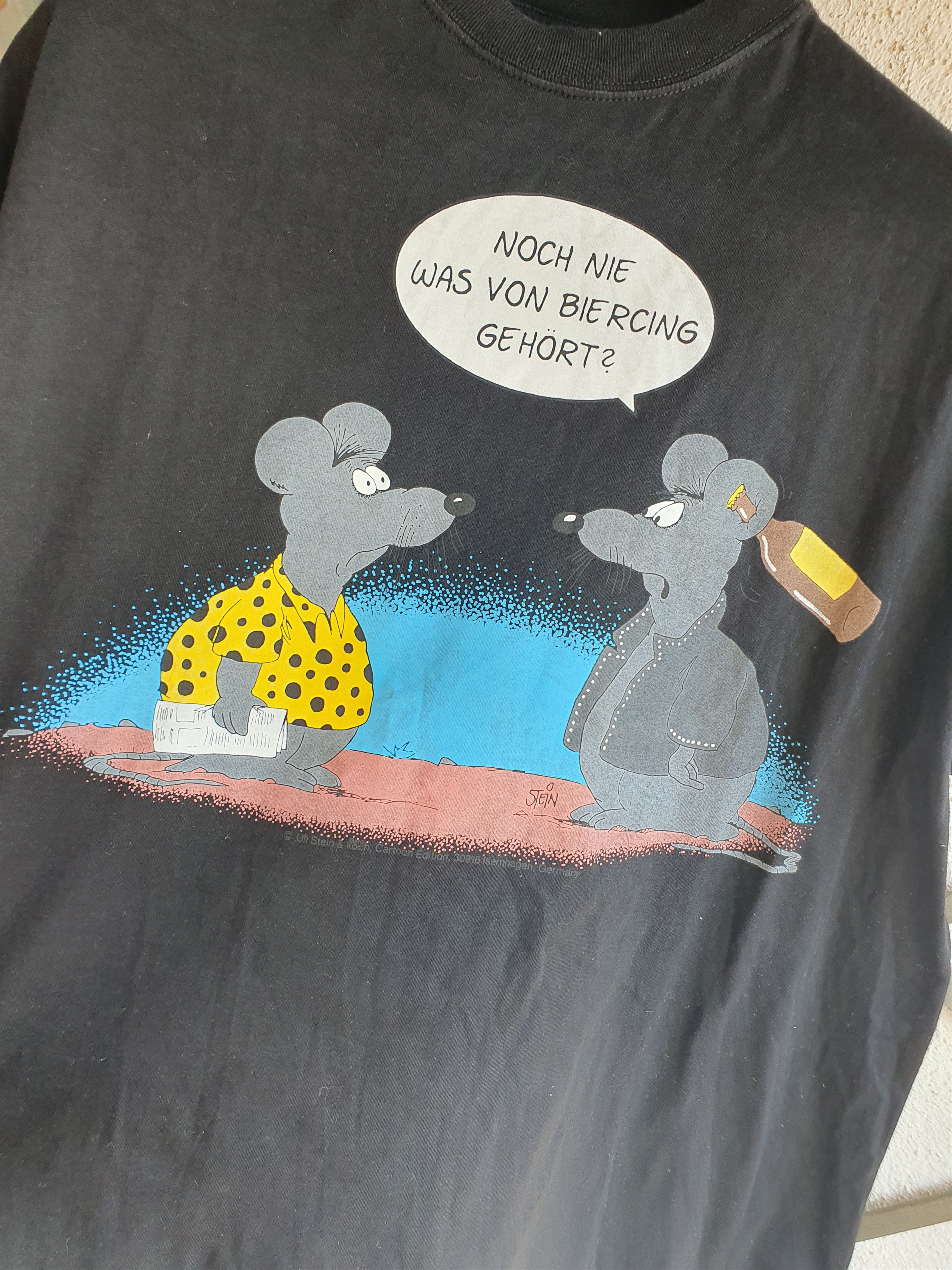 Anime Uli Stein & Koch Cartoon Germany Vintage t-shirt sz XL Size US XL / EU 56 / 4 - 7 Thumbnail