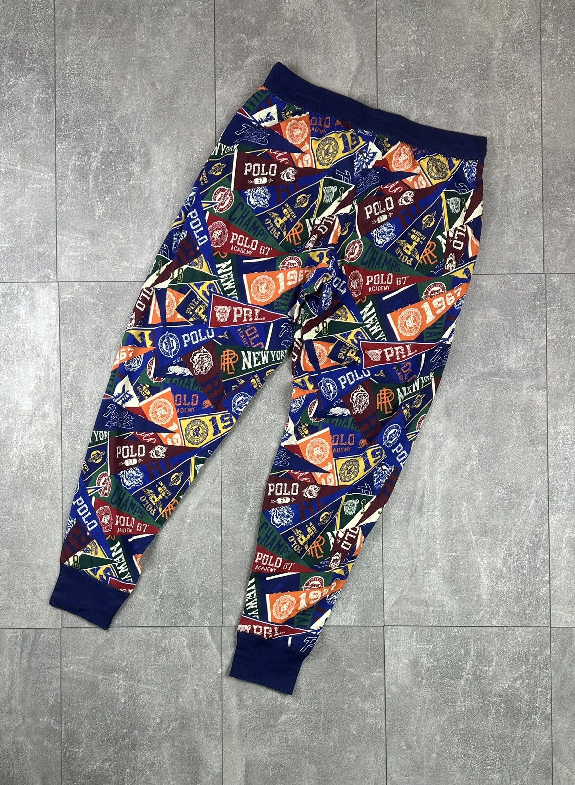 Polo Ralph Lauren New Polo Ralph Lauren Monogram Print Jogger Pants Size US 32 / EU 48 - 6 Thumbnail