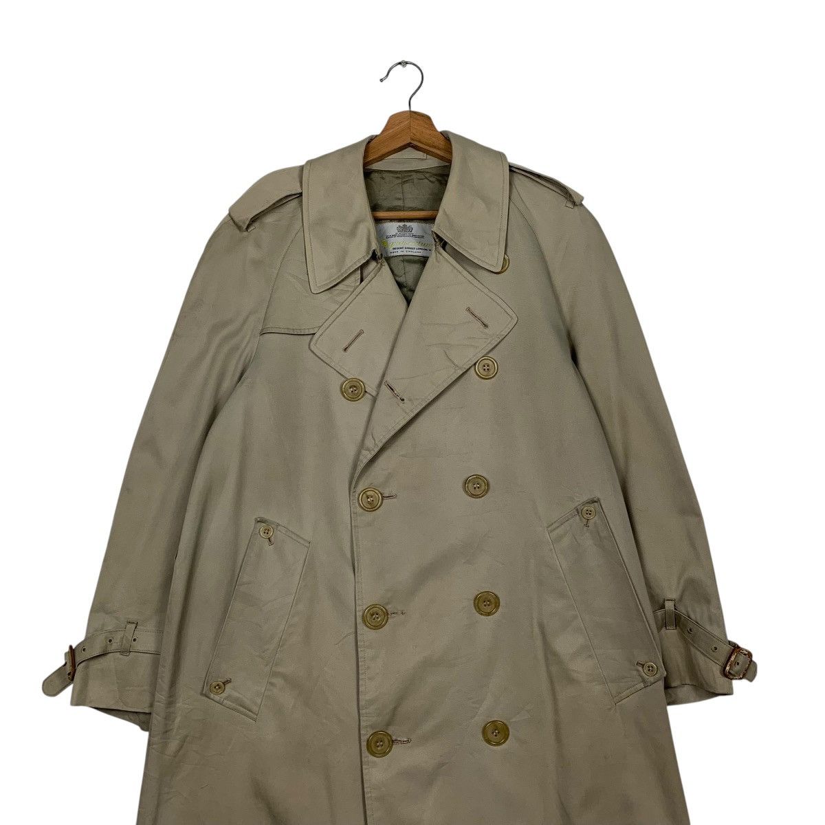 Aquascutum Vintage Aquascutum Double Breasted Trench Coat Size US M / EU 48-50 / 2 - 3 Thumbnail