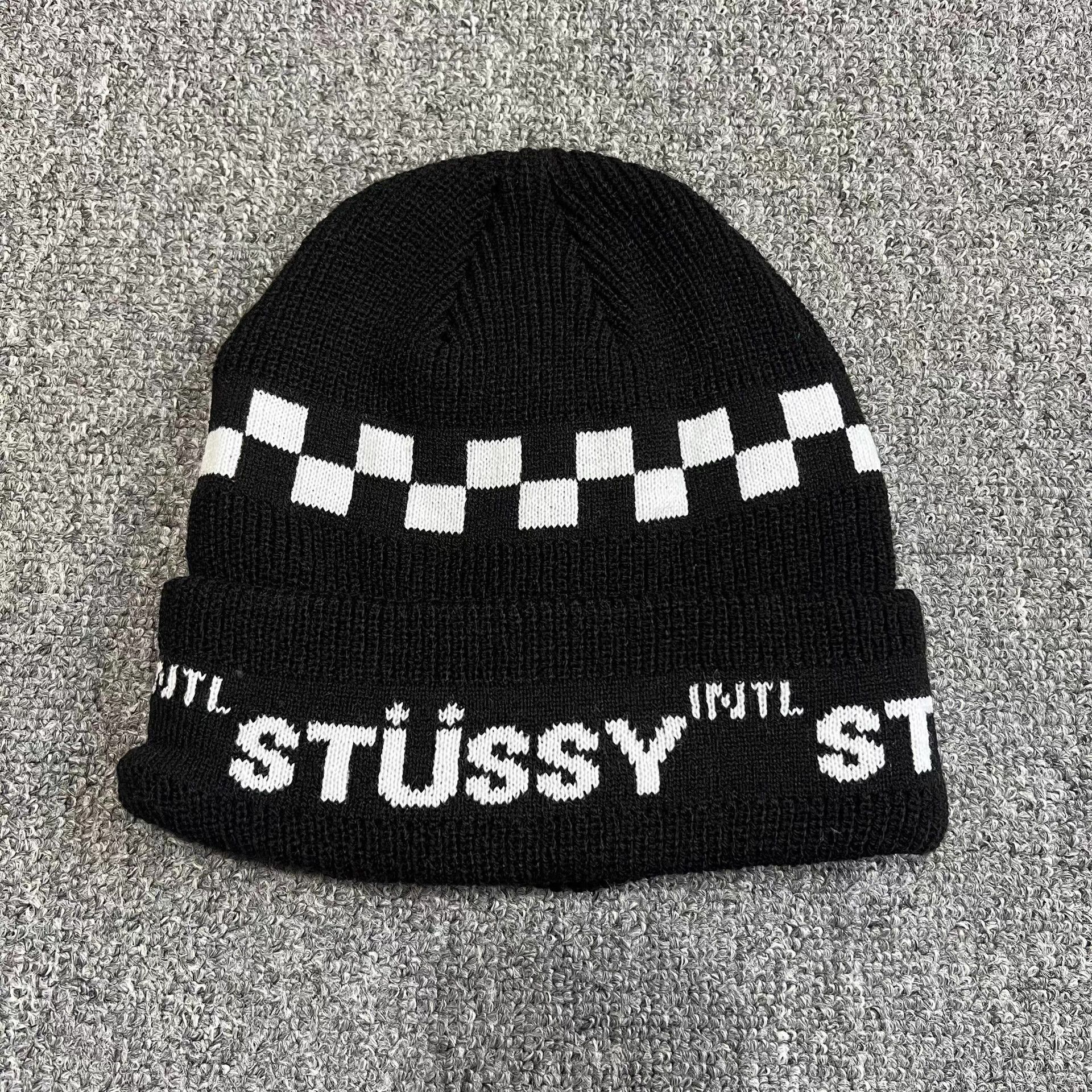 Stussy Stussy Checkerboard Logo Knit Beanie Q7 Size ONE SIZE - 4 Thumbnail