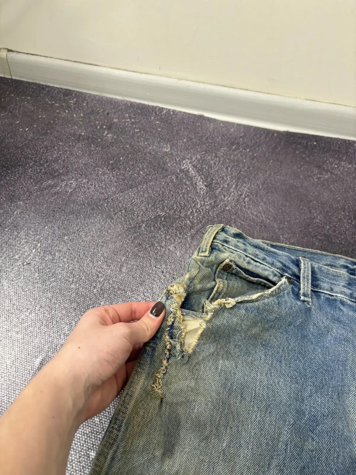 Dickies × Vintage Vintage Dickies Y2K Blue Denim American Skate Hype Jeans Size US 34 / EU 50 - 10 Thumbnail