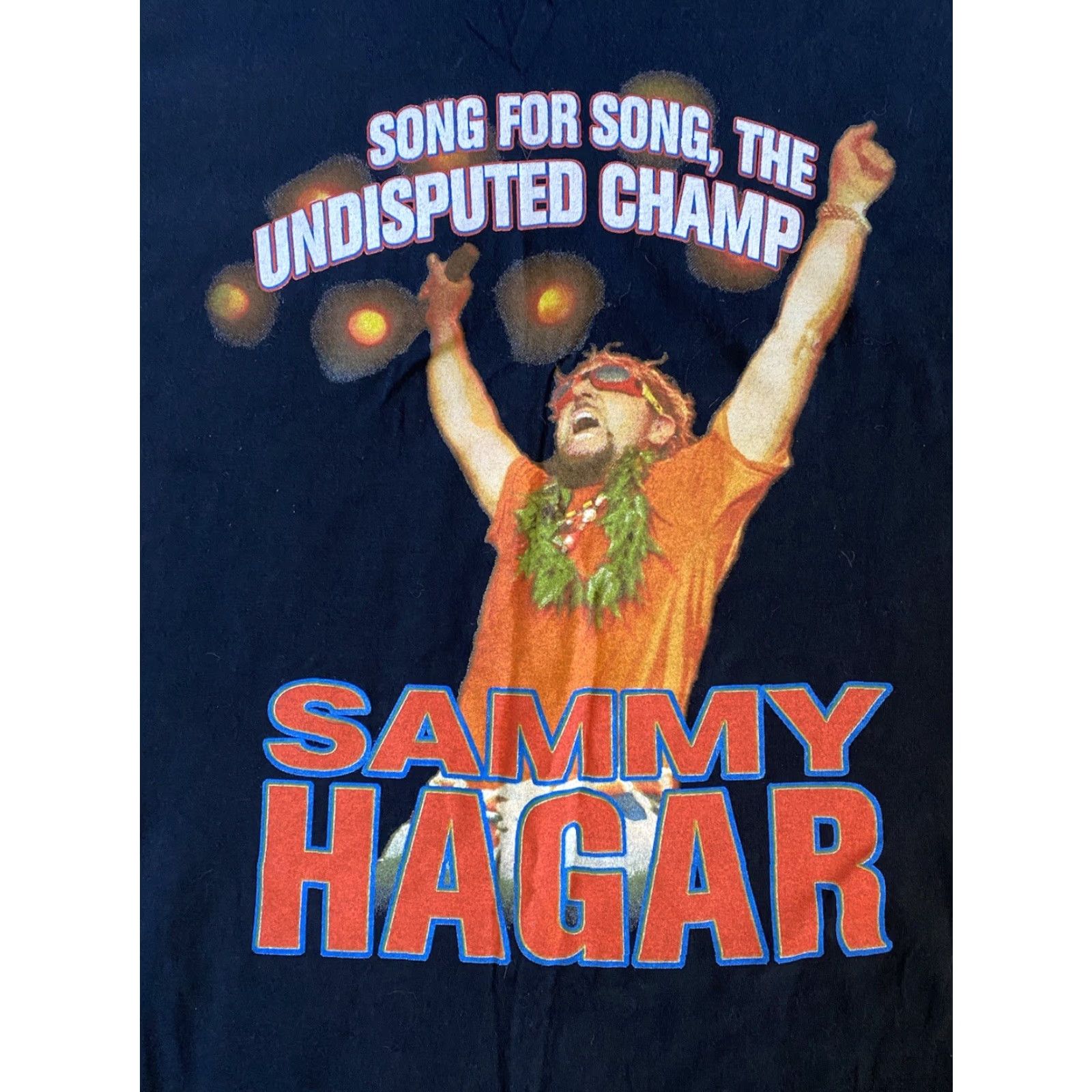 Haggar VINTAGE Sammy Hagar Tour T Shirt All Sport XL 48 Black Rocker 2002 Music Band Rock Hipster Classic Mens Short Sleeve T-Shirt Size US XL / EU 56 / 4 - 2 Thumbnail