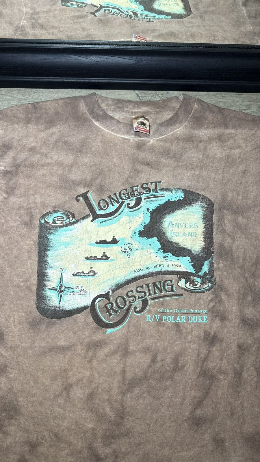Other Vintage 1990s Longest CrossingOf Drake Passing Single Stitch Size US XL / EU 56 / 4 - 2 Thumbnail
