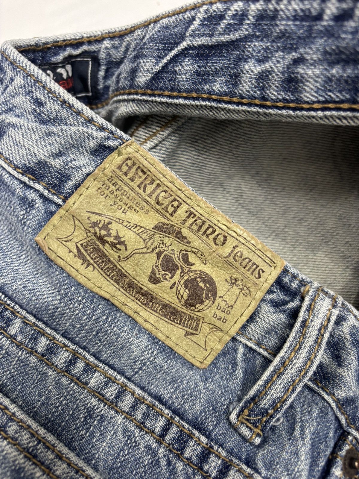 Beauty Beast × Hysteric Glamour AFT Japan Flare Jeans Bootcut Distressed Denim Size 31" - 10 Thumbnail